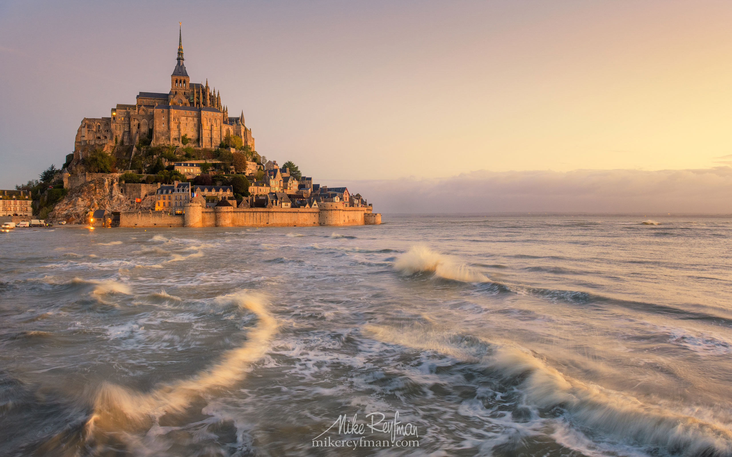 Le Mont Saint Michel Island And Benedictine Abbey. Normandy, France SM_MR50A1278. Le Mont Saint Michel Island And Benedictine Abbey, Normandy, France Mike Reyfman Photography. Fine Art Prints. Stock Image, Nature Abstracts