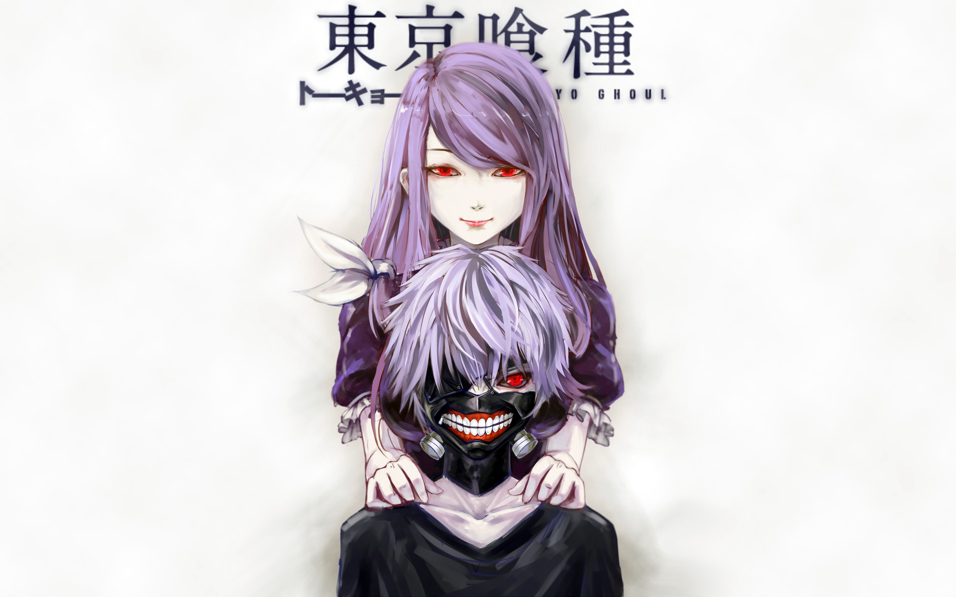 Phone wallpaper: Ken Kaneki, Rize Kamishiro, Anime, Tokyo Ghoul 748133