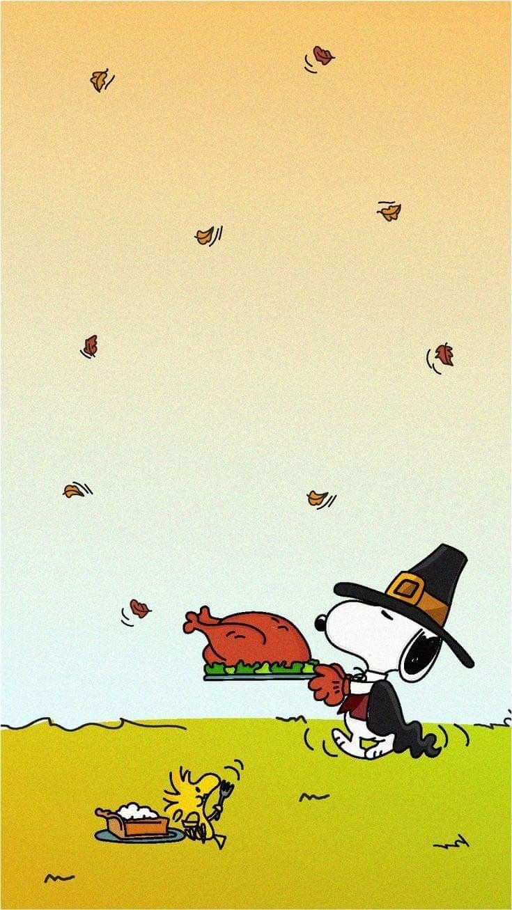Snoopy and the Gang. Snoopy wallpaper, Peanuts wallpaper, Thanksgiving wallpaper