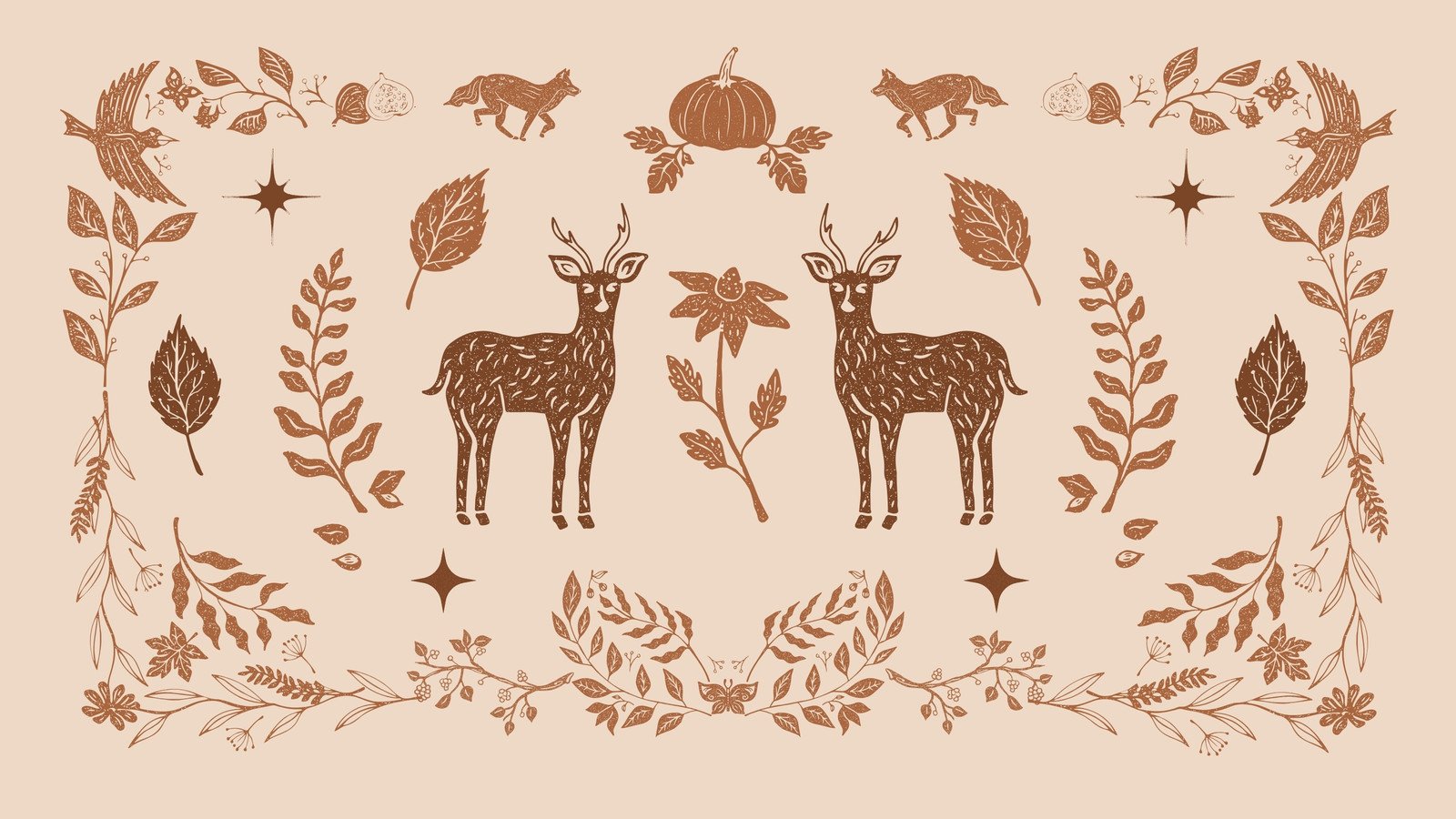 Free to edit Thanksgiving desktop wallpaper