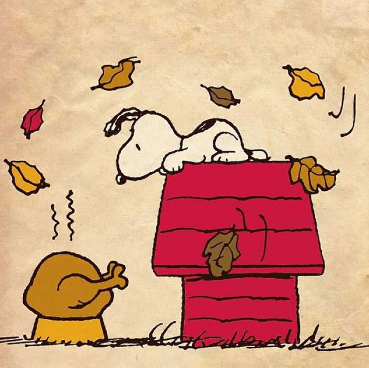 Snoopy Thanksgiving Wallpaper
