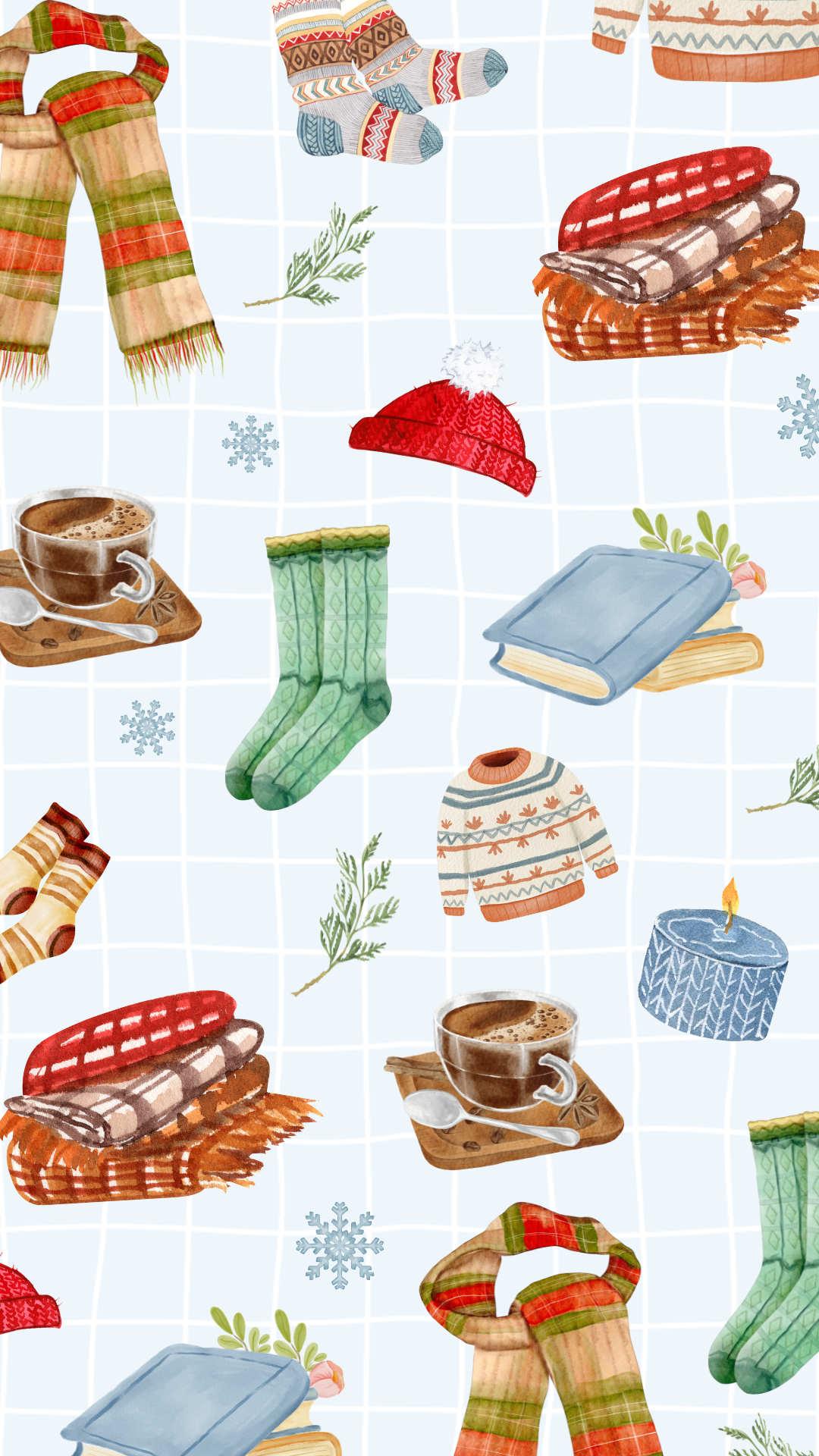 FREE Winter iPhone Wallpaper (Cozy & Aesthetic)