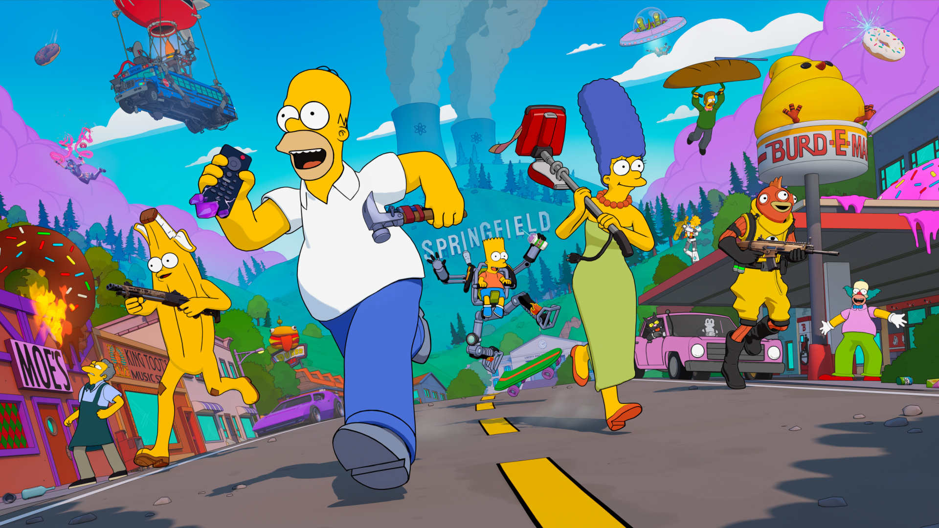 Fortnite. Simpsons: Drop into Springfield!