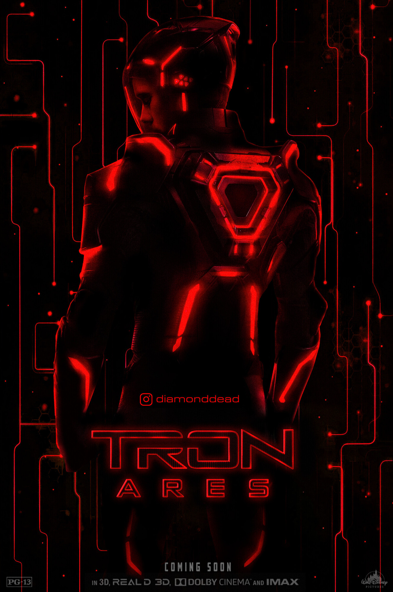 TRON: Ares Movie Poster. Poster By Diamonddead
