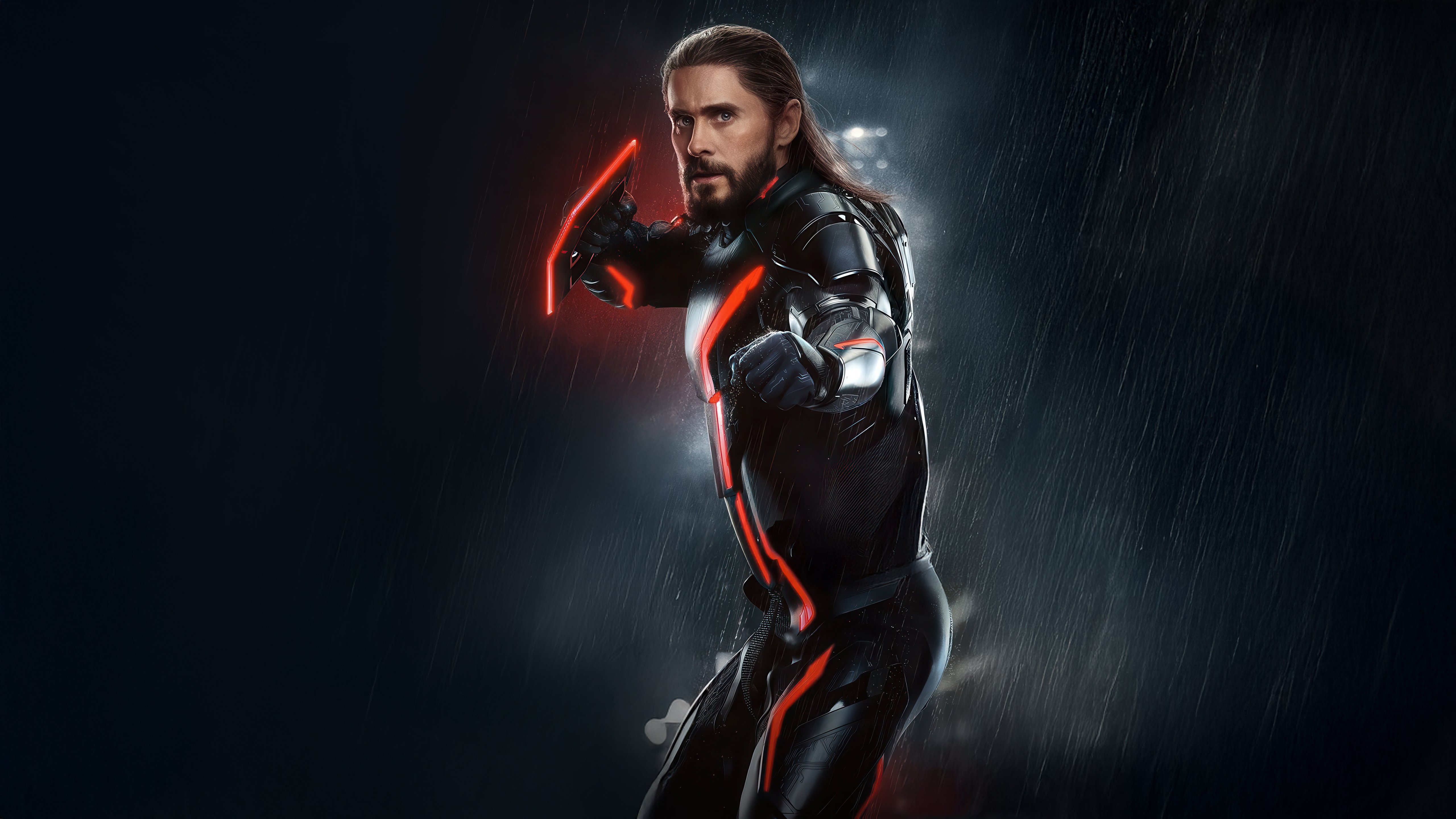 Jared Leto As Ares In Tron Ares 2025 Wallpaper, HD Movies Wallpaper, 4k Wallpaper, Image, Background, Photos and Picture