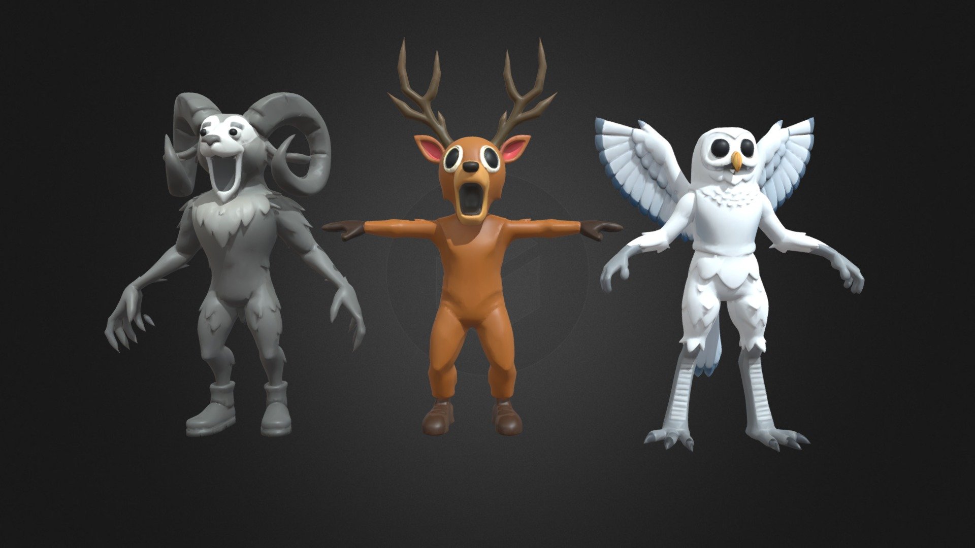 Nights in the Forest pack model by yd 3D art [69deed2]