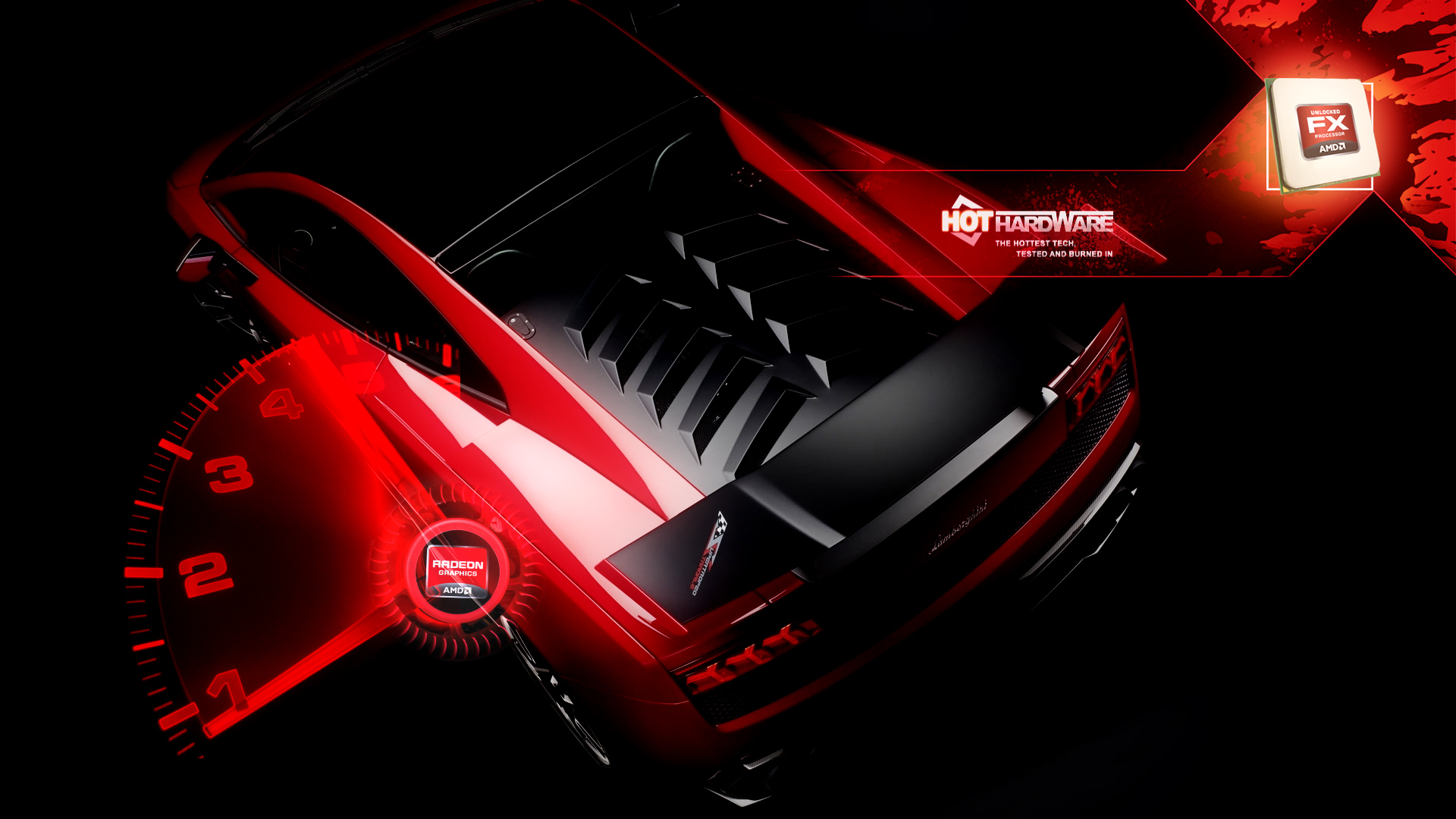 Wallpaper Lamborghini, AMD, Radeon For Mobile And Desktop, Section Hi Tech, Resolution 1920x1080