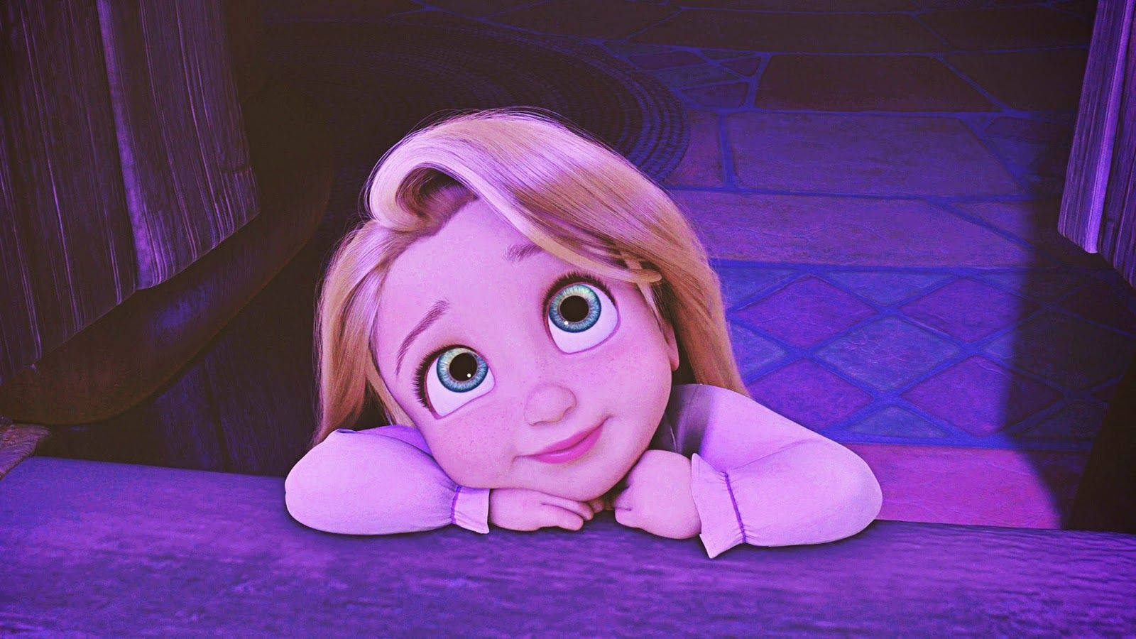 Download Tangled Rapunzel Puppy Eyes Wallpaper