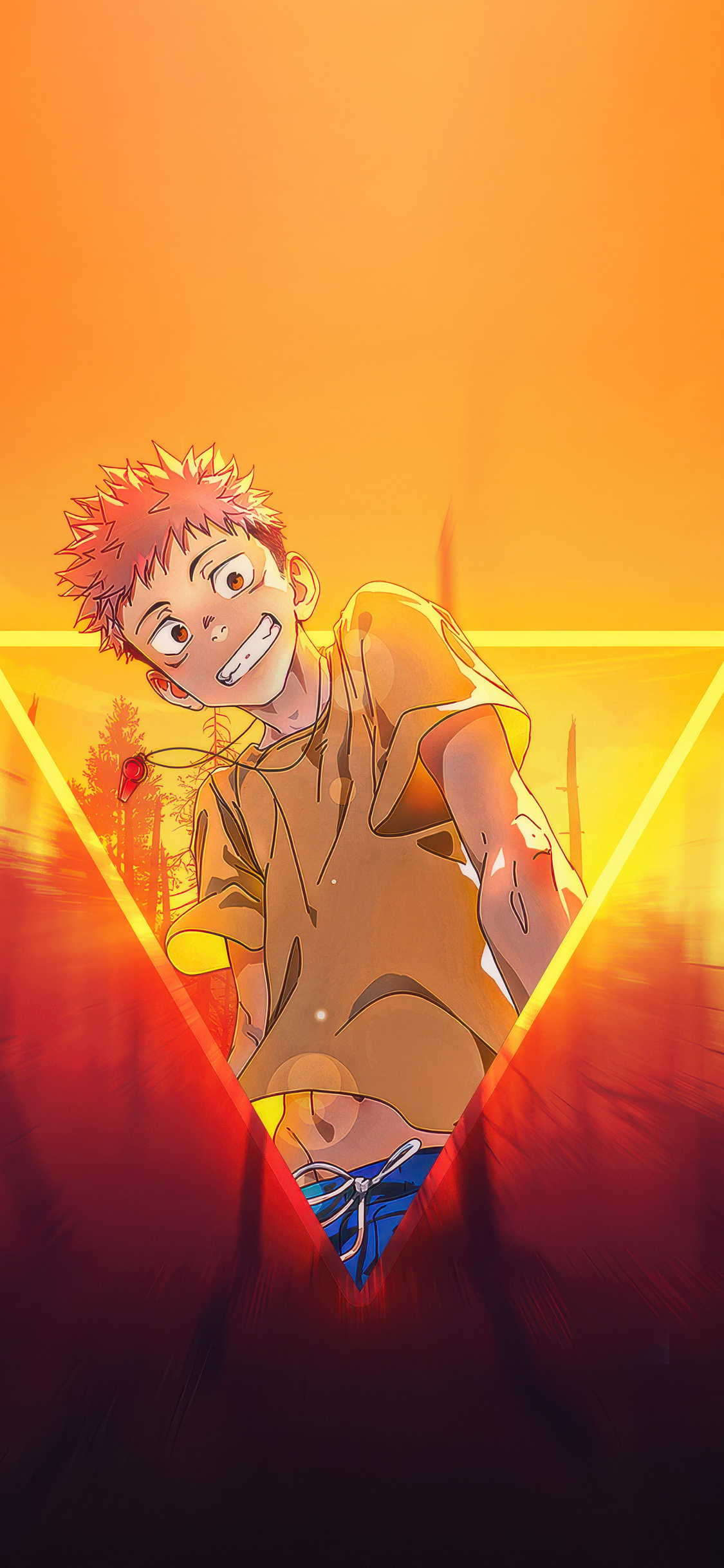 Jujutsu Kaisen Yuji Itadori iPhone XS, iPhone 10, iPhone X , HD 4k Wallpaper, Image, Background, Photos and Picture