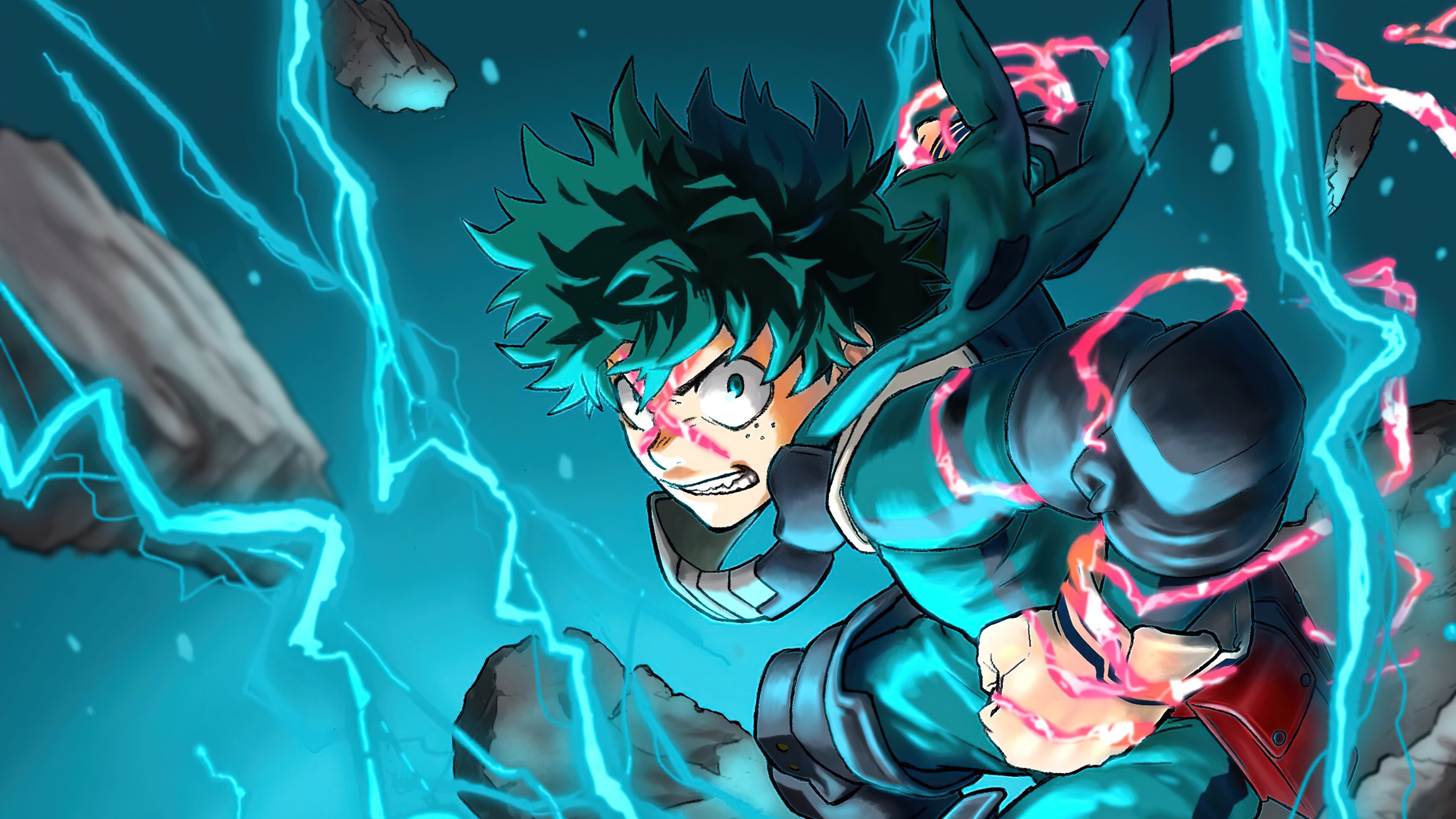 Izuku Midoriya Anime Wallpaper 4k for Desktop