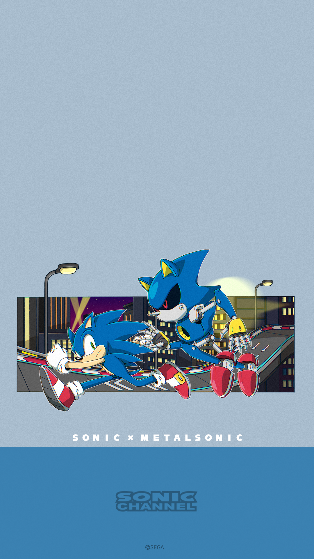 Sonic Channel Wallpaper Cover Story: Sonic & Metal Sonic (June 2021)