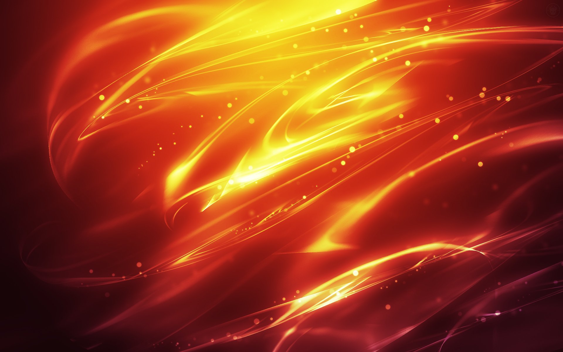 Vibrant Abstract Orange HD Wallpaper