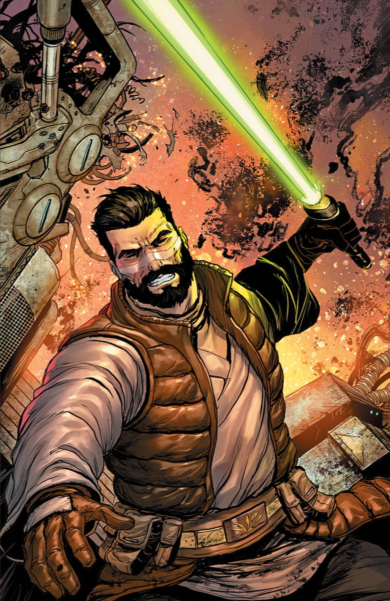 Star Wars Books & Comics those looking to make a new #VildarMac piece their phone wallpaper, here's Tyler Kirkham's virgin variant for #StarWarsTheHighRepublic issue as a standalone image