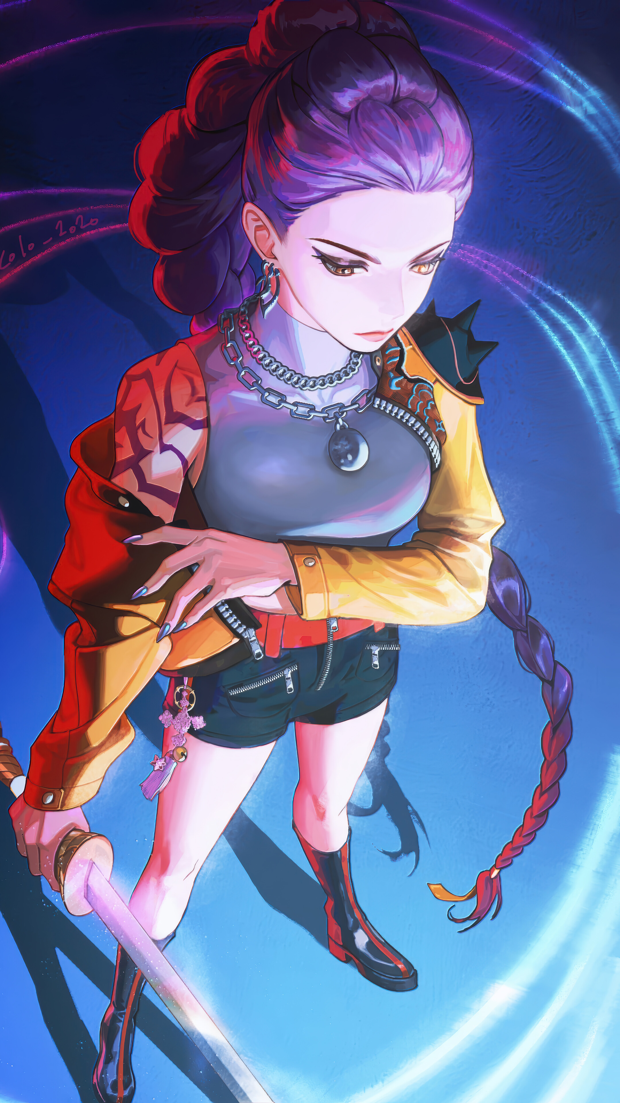 Rumi KPop Demon Hunters HUNTR X 4K Wallpaper IPhone HD Phone g