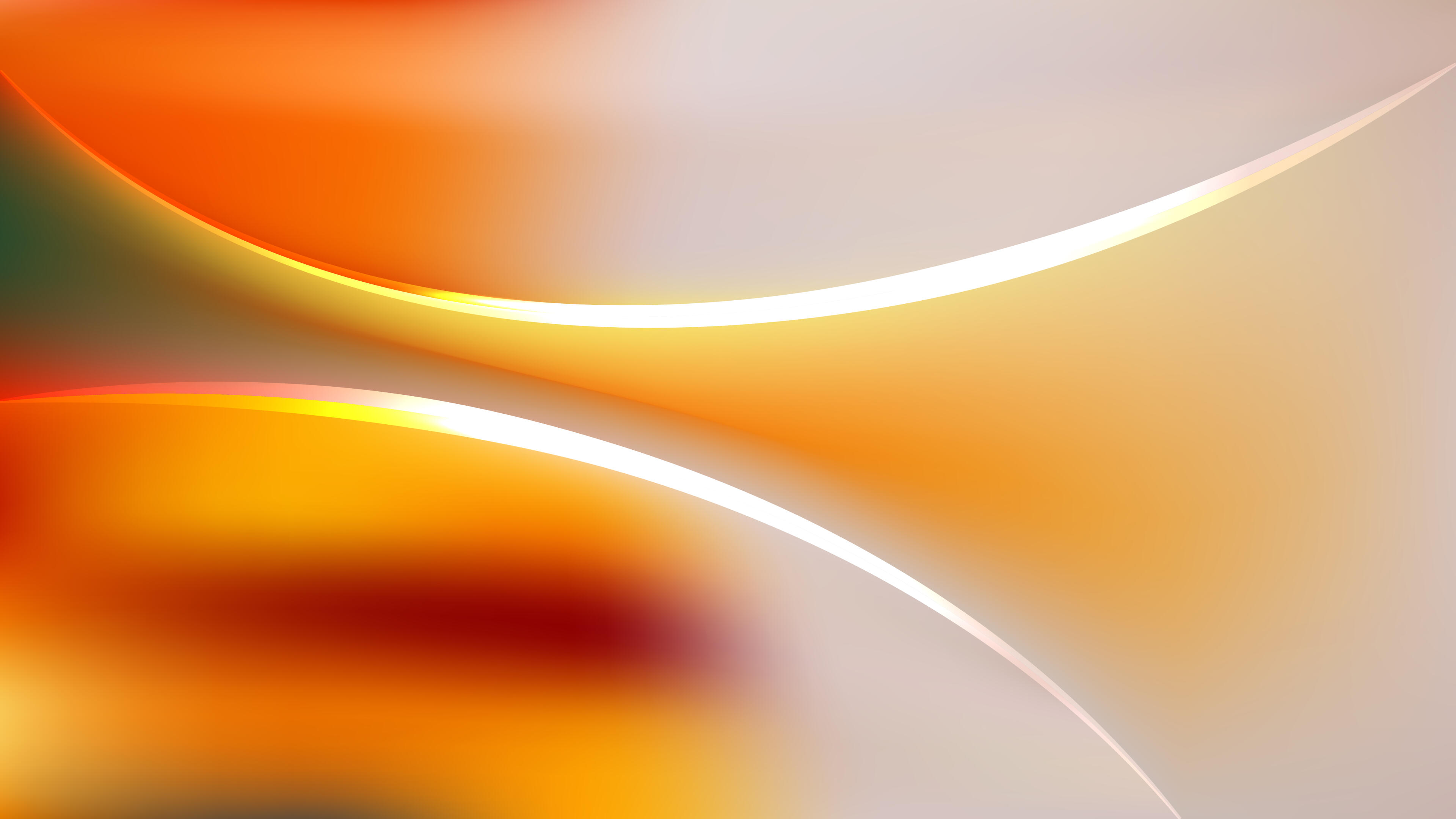 Free Download Abstract Glowing Orange Wave Background Vector Graphic