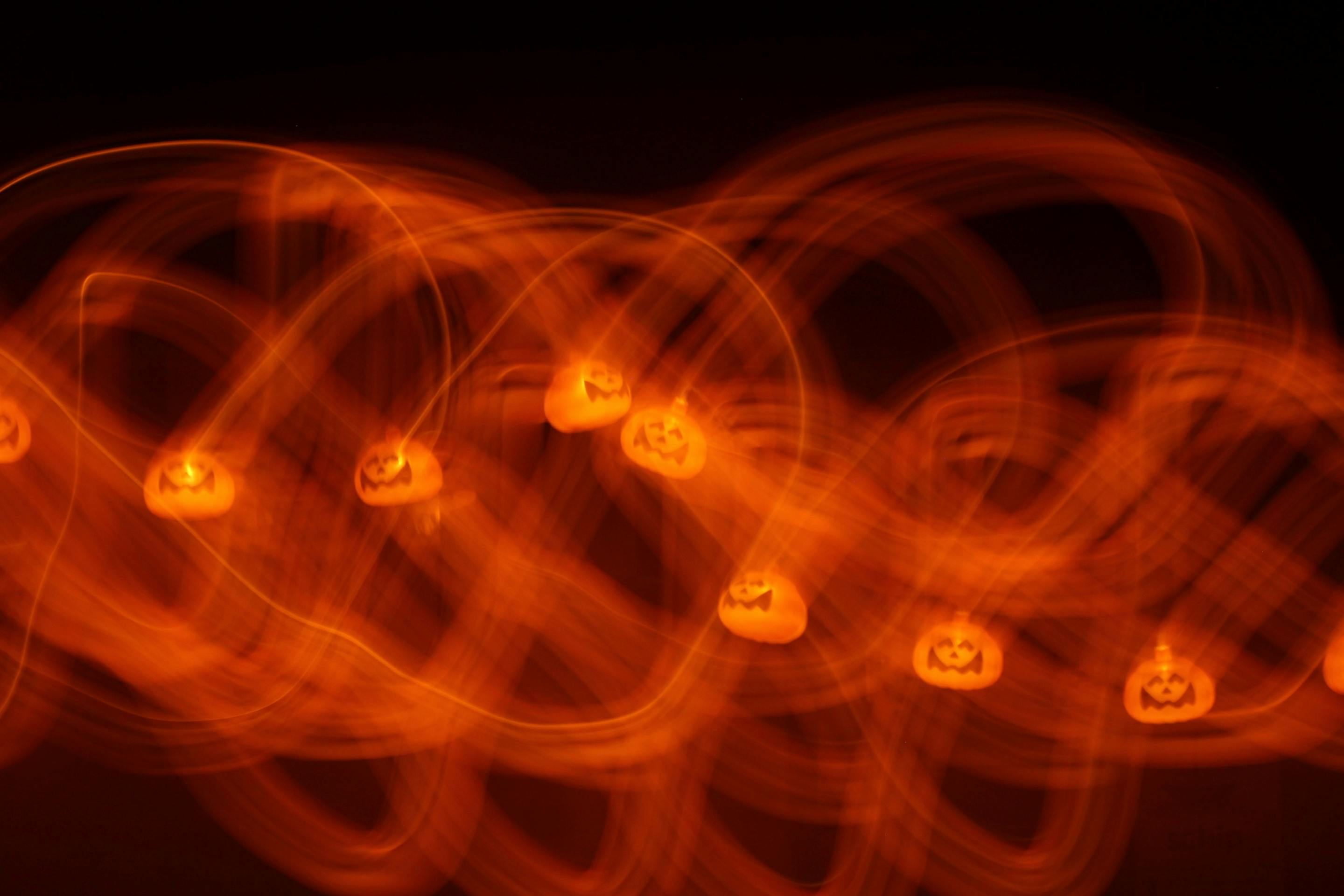 Abstract Orange Lights · Free