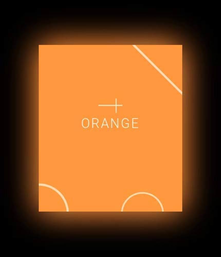 Glow in The Dark Iron On Heat Transfer Vinyl Inches x 1 Yard (Orange)