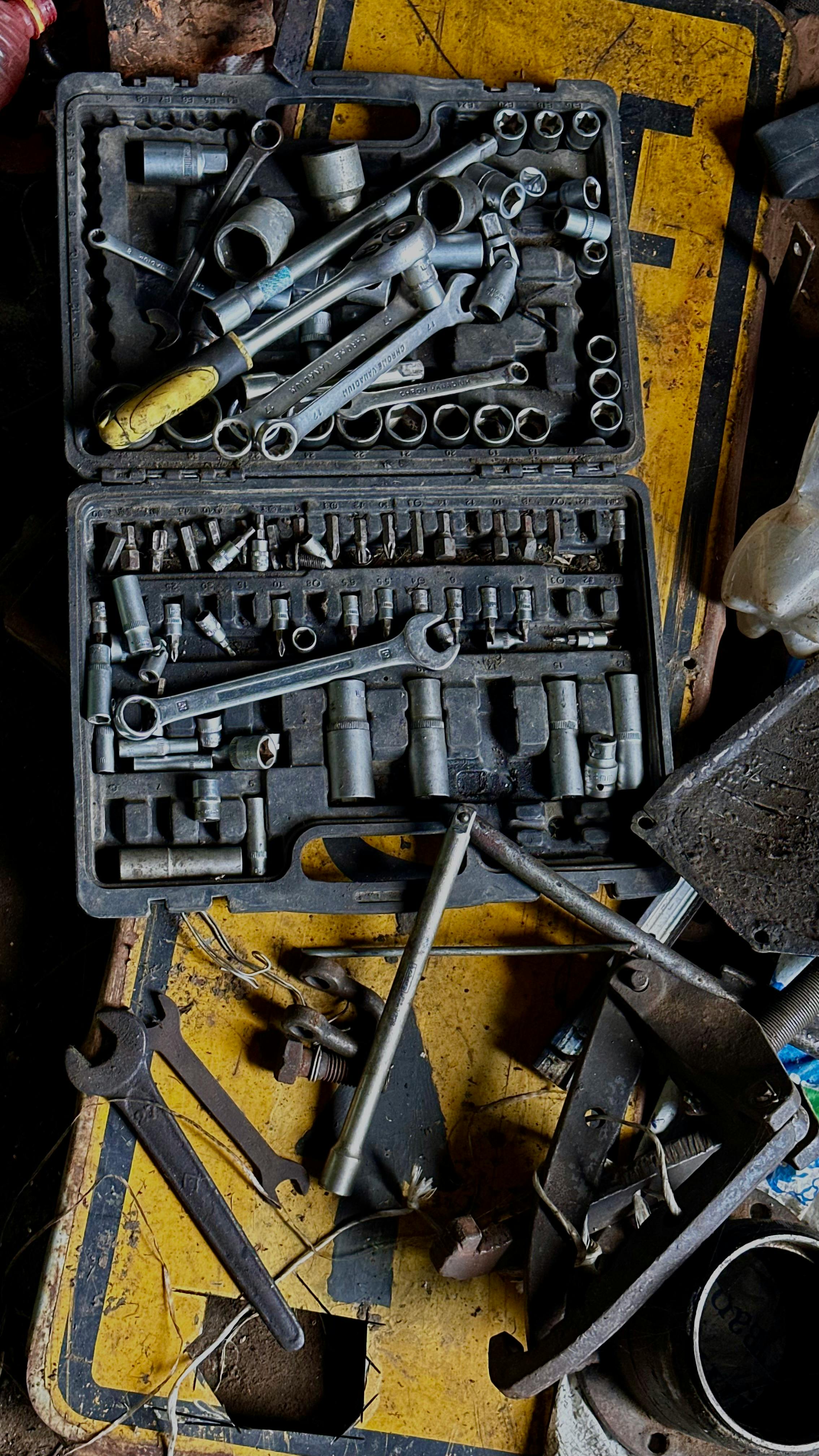 Hand Tools in Close Up Shot · Free