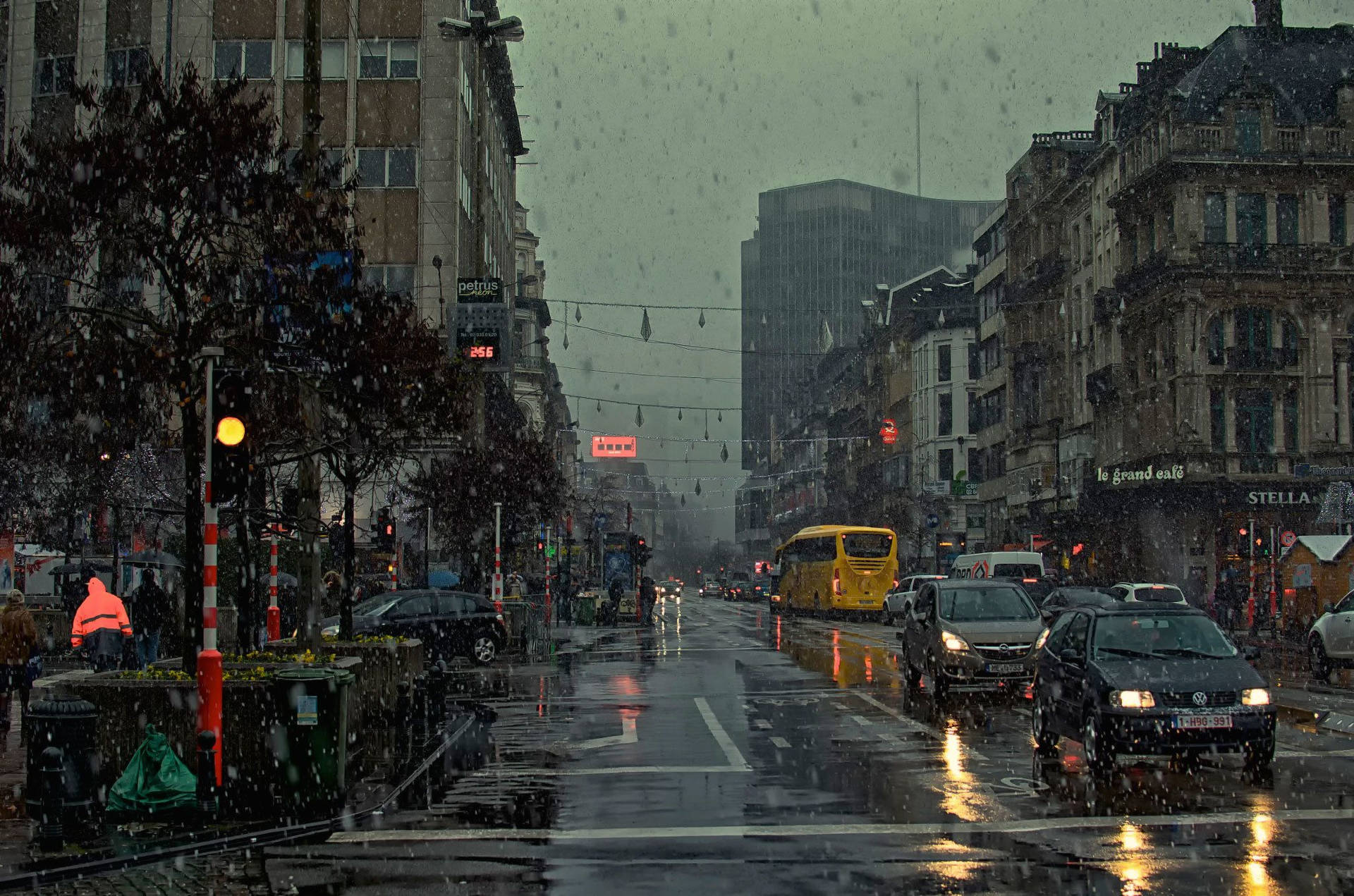 Download A wet strolly Wallpaper