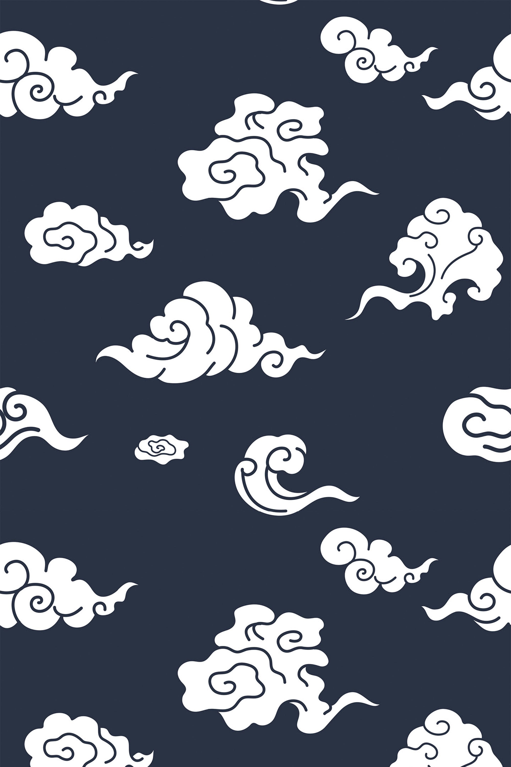 Japanese Cloud Removable or Traditional Wallpaper