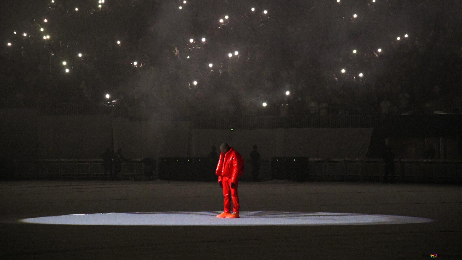 Kanye West Unveils Donda Album With a Verse From Jay Z red dress and HD wallpaper download