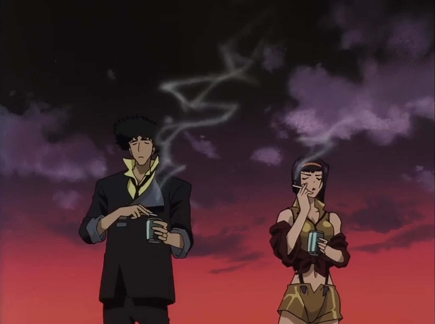 Download Faye Valentine Strikes a Pose Wallpaper