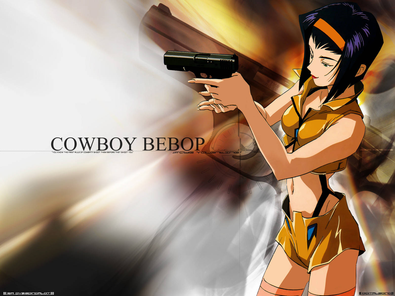 Download Faye Loading Cowboy Bebop Desktop Wallpaper
