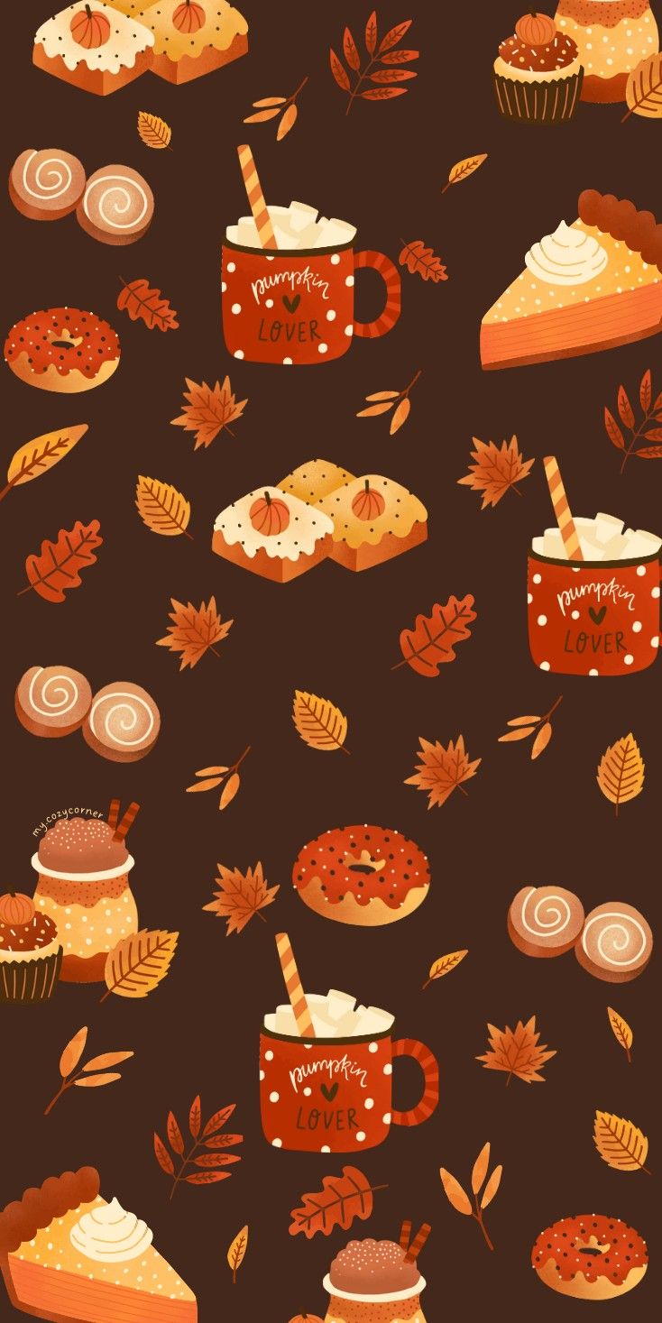 Cute Halloween And Thanksgiving Wallpaper For IPhone IPad