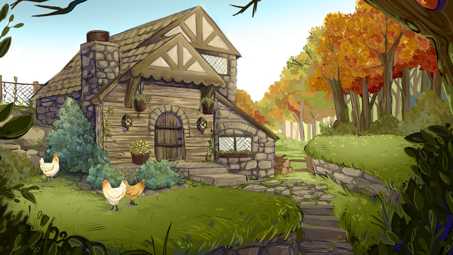 Autumn Cottage