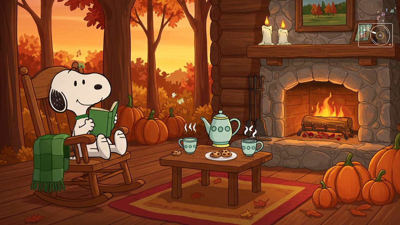 Snoopy Autumn Reading