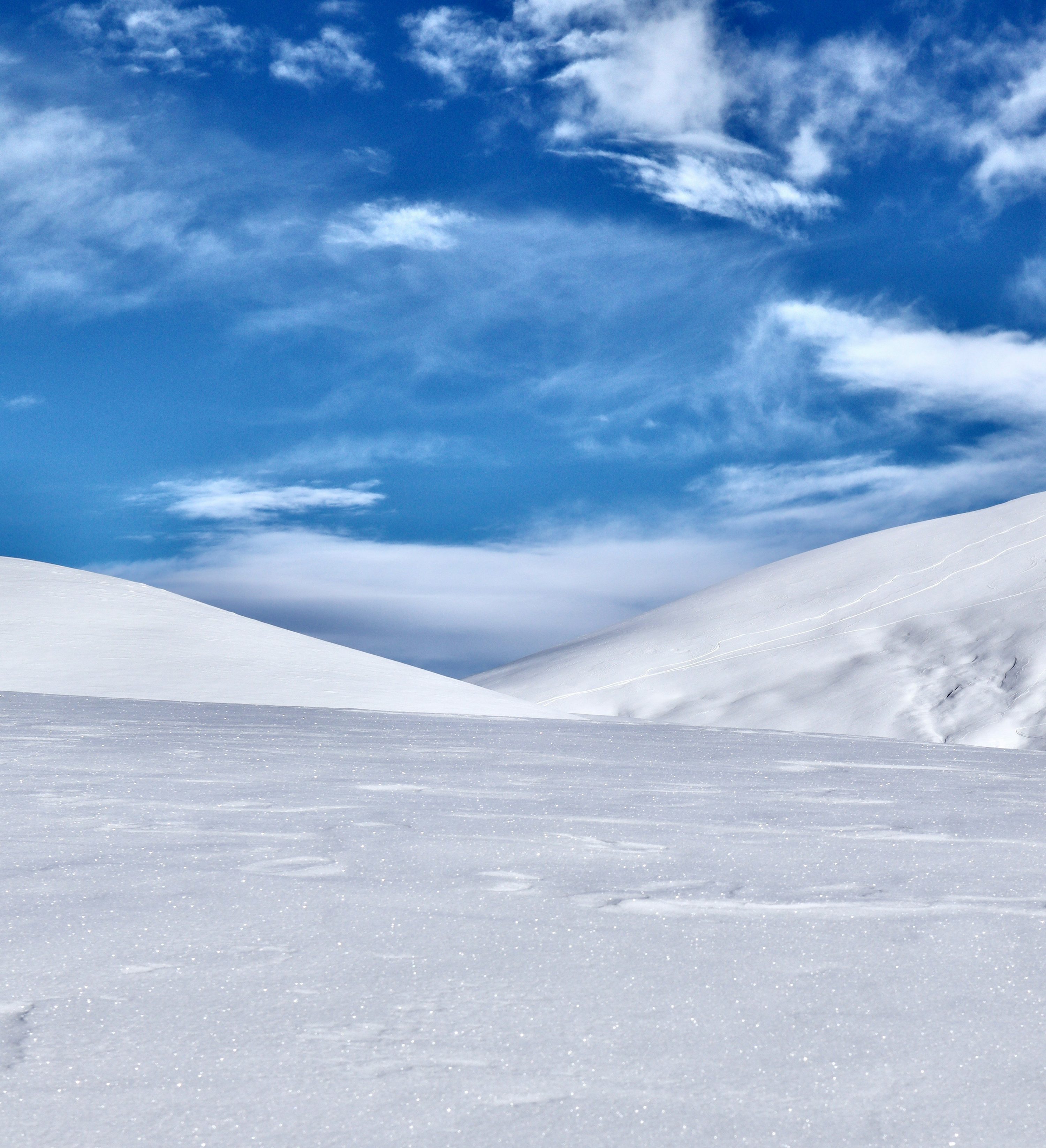 Blue Snow Picture. Download Free Image