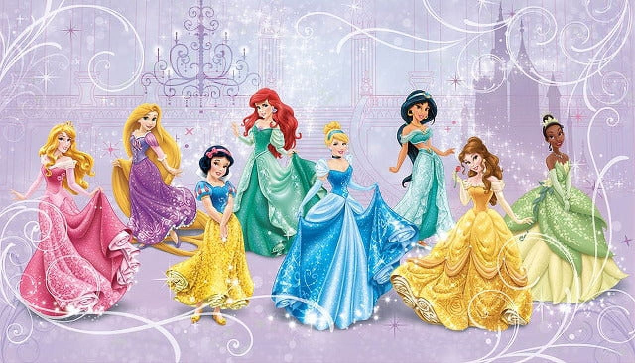 Disney Princess Royal Debut XL Spray and Stick Wallpaper Mural