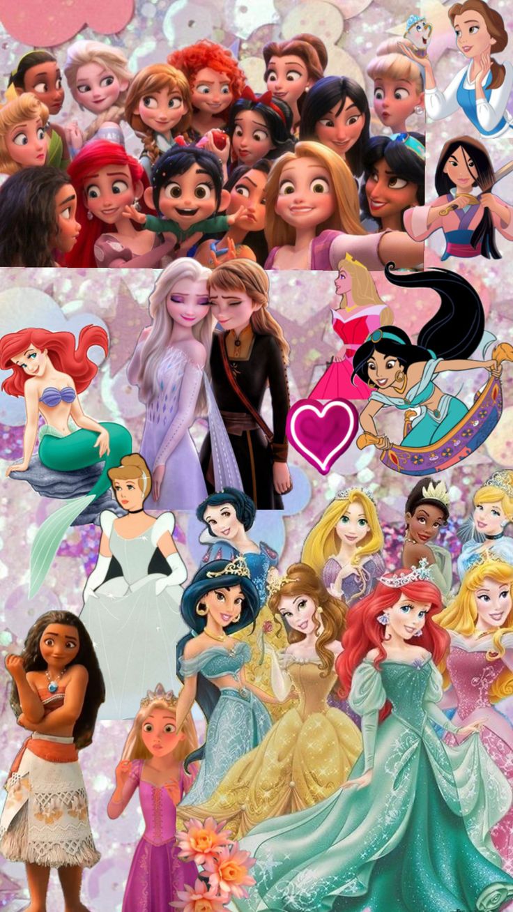 Disney princesses and princes, Disney colors, Makeup kit