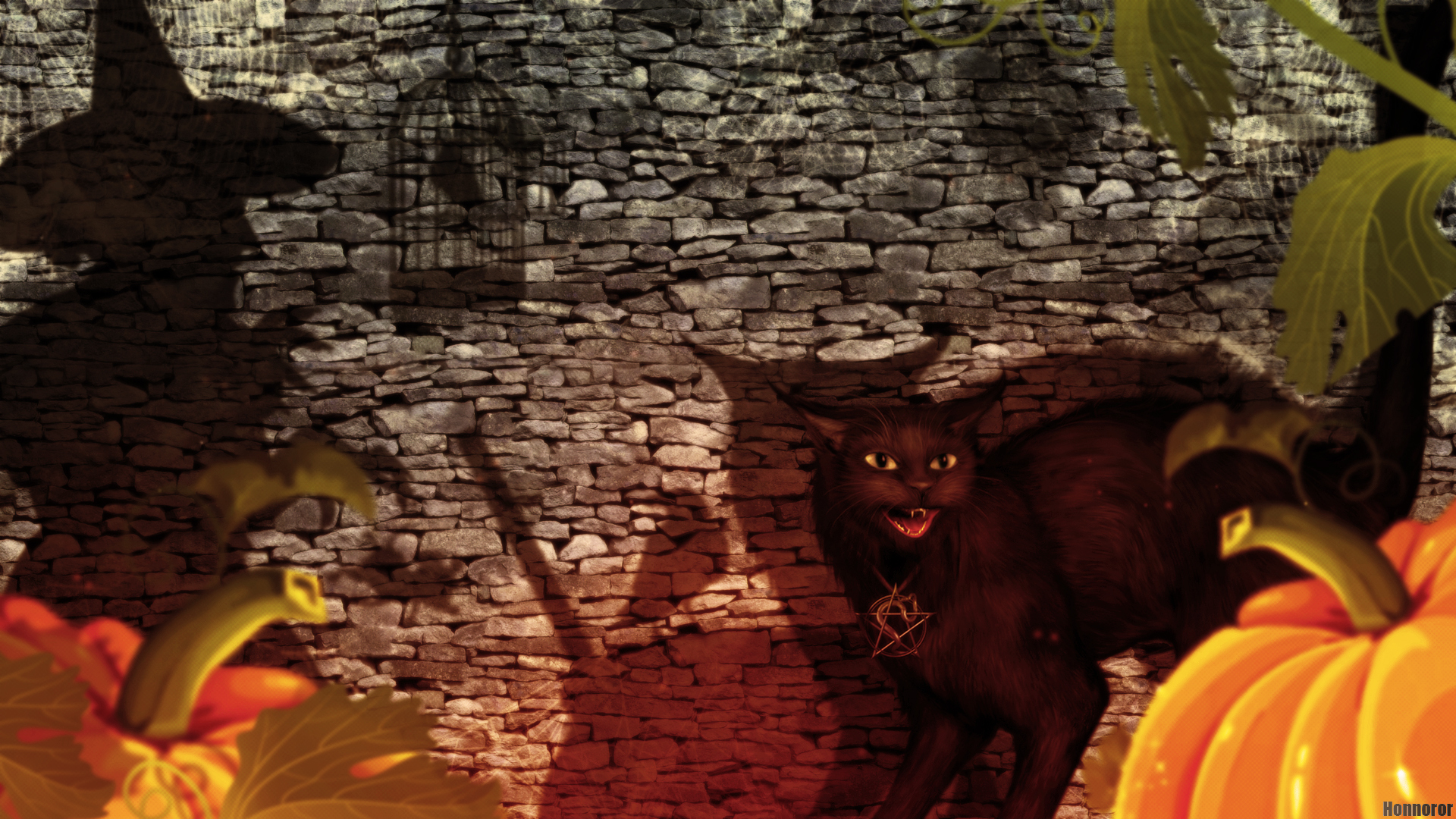 Wallpaper Halloween, fantasy, witch for mobile and desktop, section праздники, resolution 1920x1080