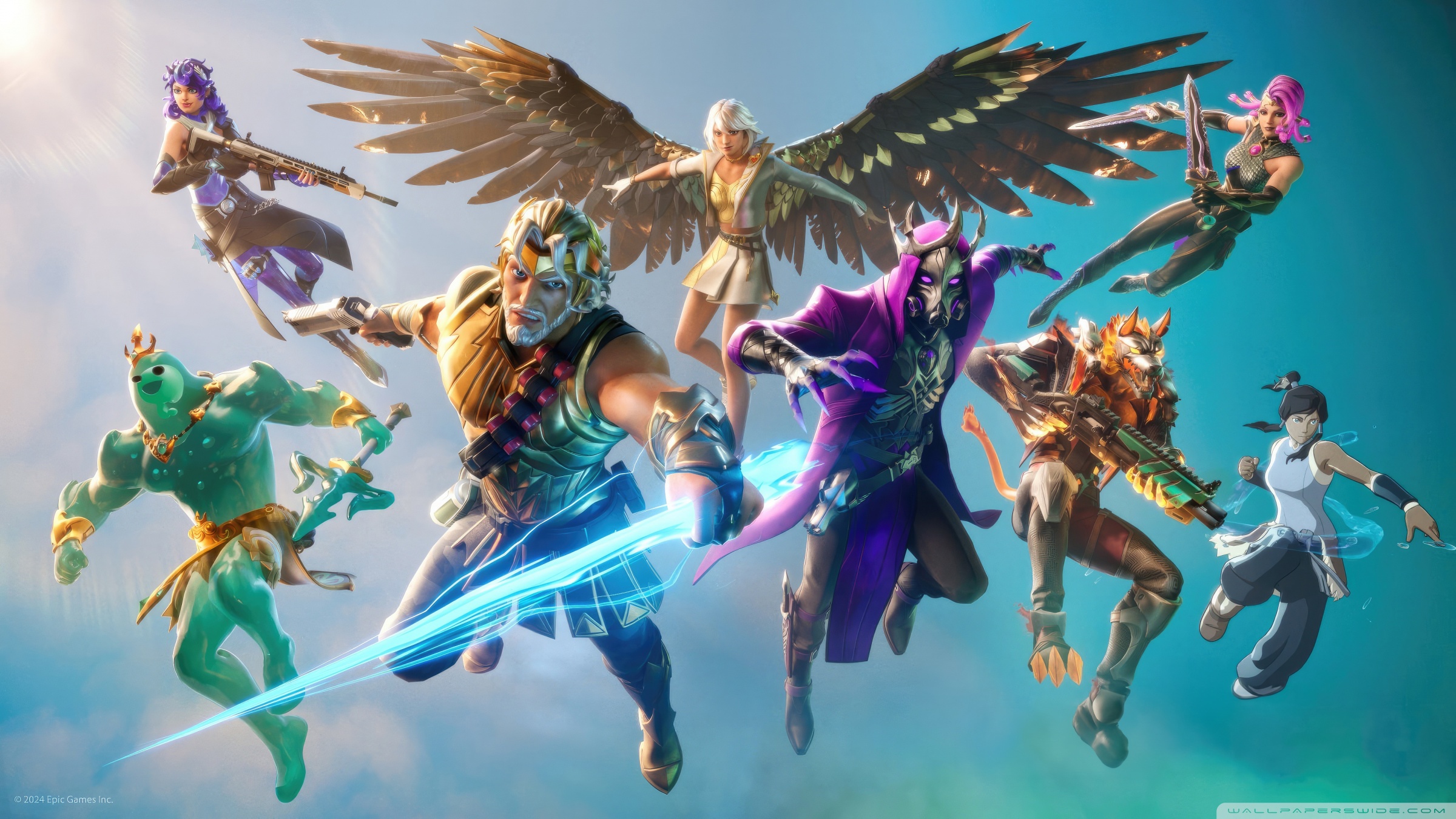 Fortnite Battle Royale Chapter 5 Season 2 2024 Video Game 4K UHD Wallpaper for UltraHD Desktop and TV, Smartphone and Tablet Devices