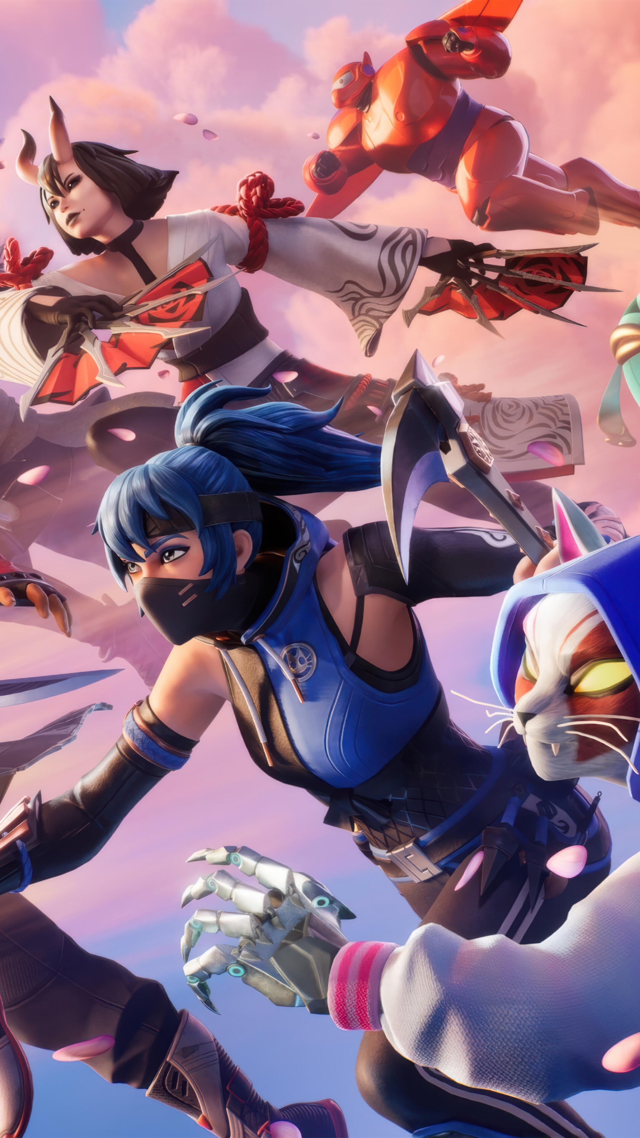 Fortnite Chapter 6 S1 Hunters Battle Pass Skins 4K Wallpaper iPhone HD Phone b