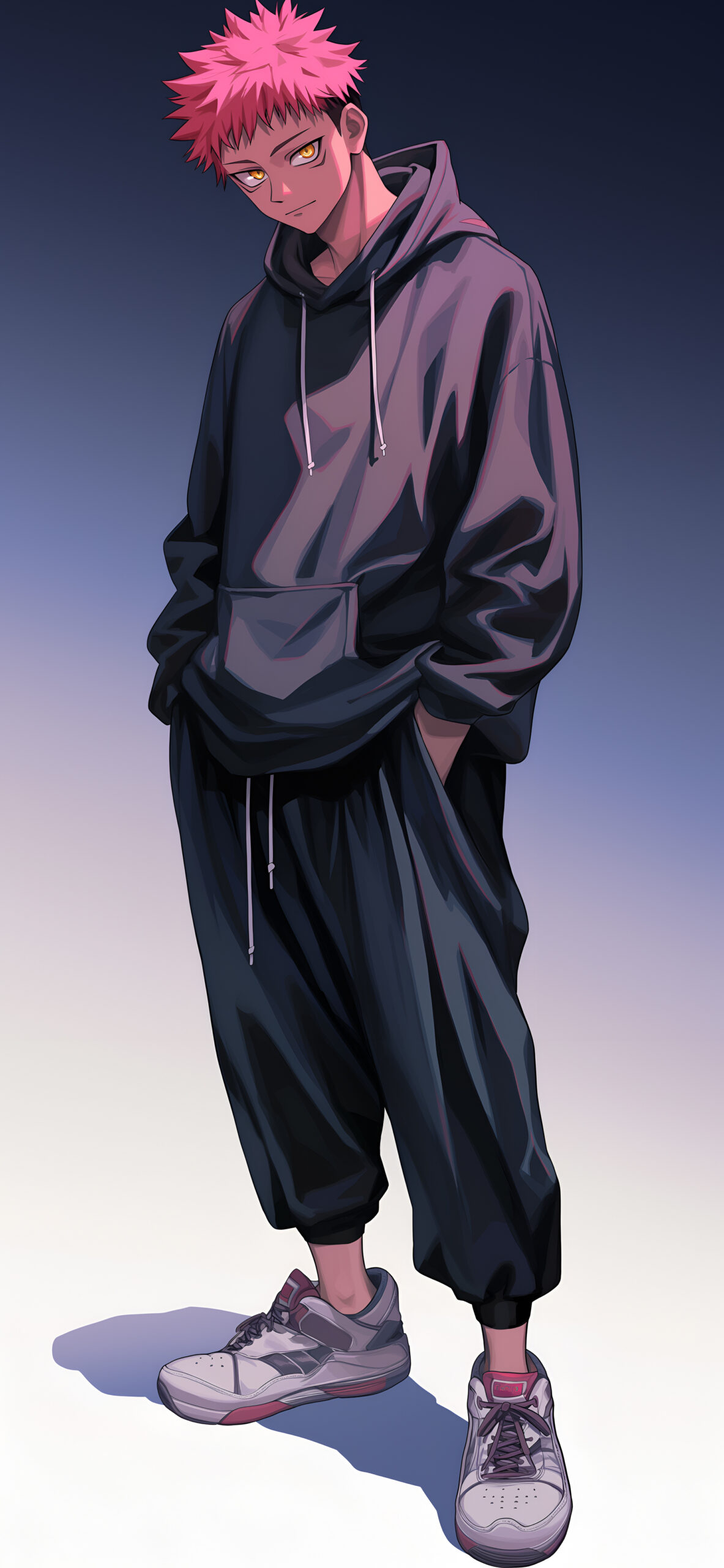 Yuji Itadori Casual Style Wallpaper Jujutsu Kaisen Wallpaper