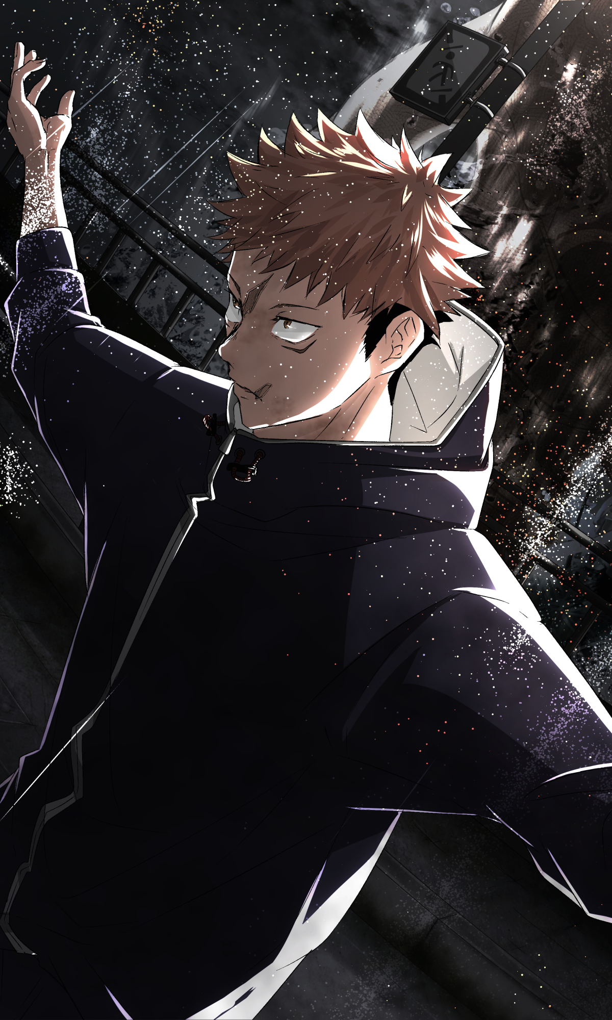 Phone wallpaper: Anime, Jujutsu Kaisen, Yuji Itadori 1404288