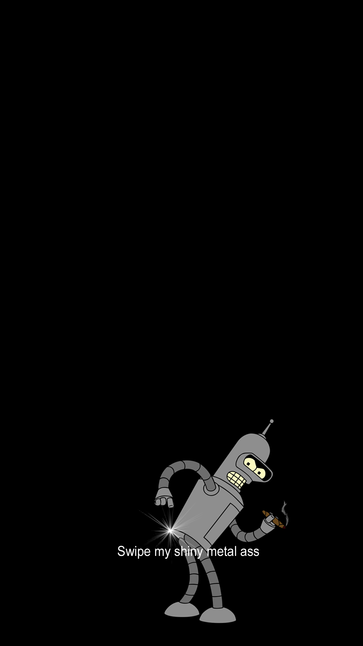 Bender Bending Rodriguez lock screen [1440 x 2560]