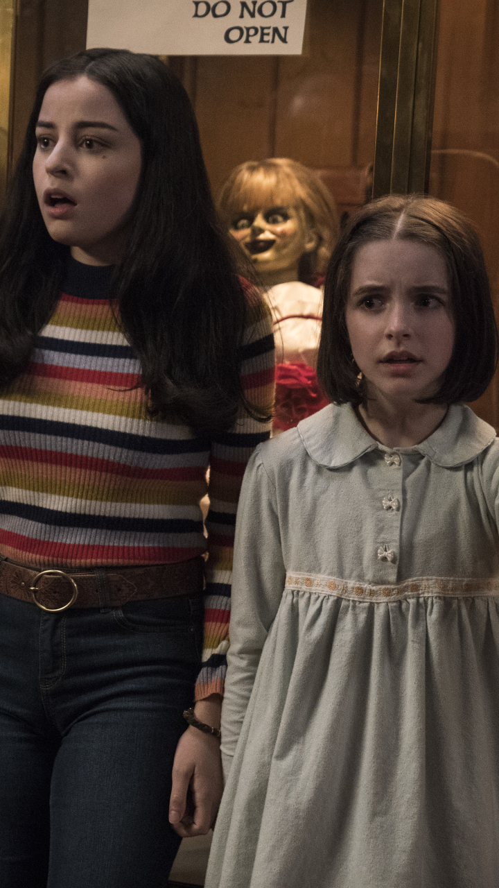 Phone wallpaper: Movie, Annabelle Comes Home, Mckenna Grace, Katie Sarife, The Conjuring 1163057