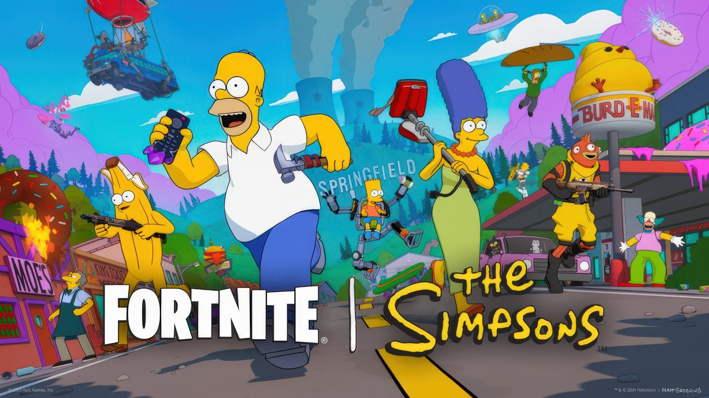 Fortnite Chapter 6 Season 5 Simpsons Crossover Launches with Springfield Map Homer Battle Pass and Animated Shorts