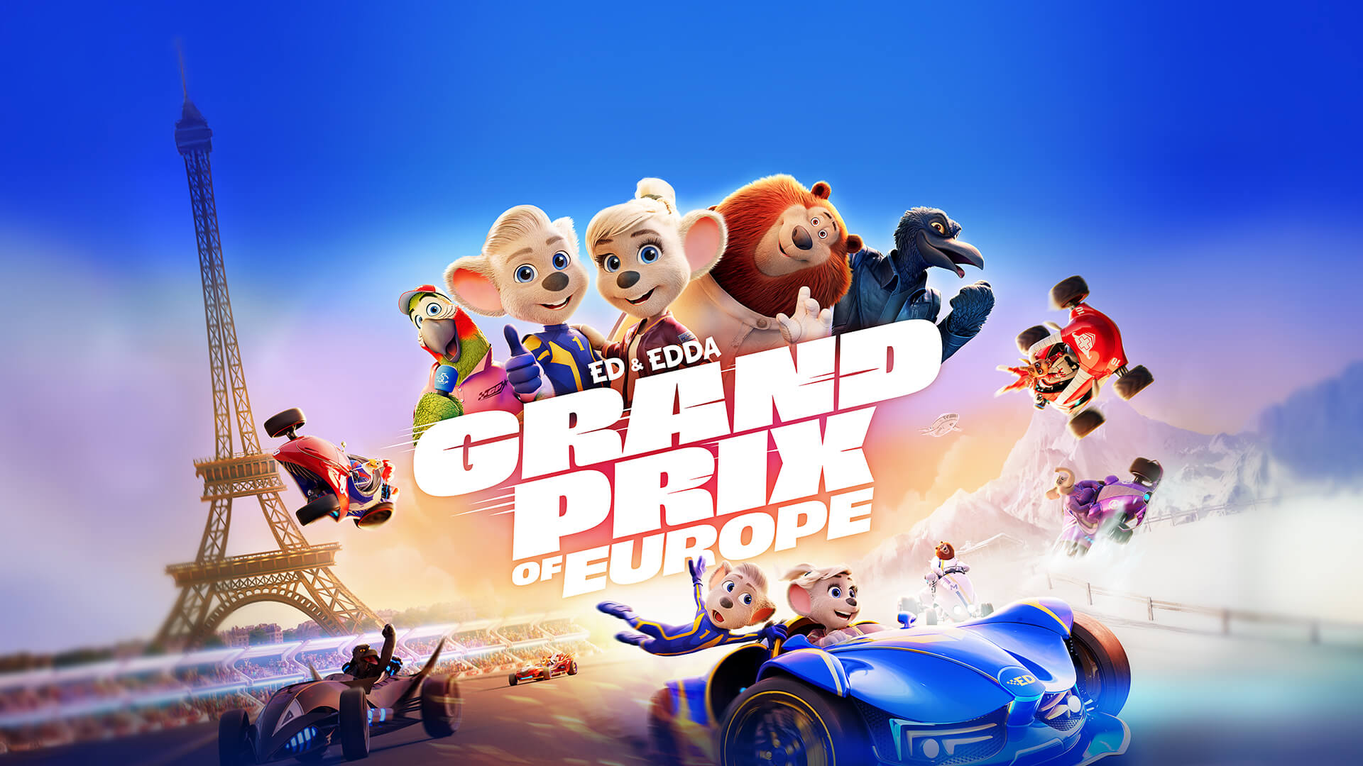 The individual stages of the GRAND PRIX OF EUROPE car race