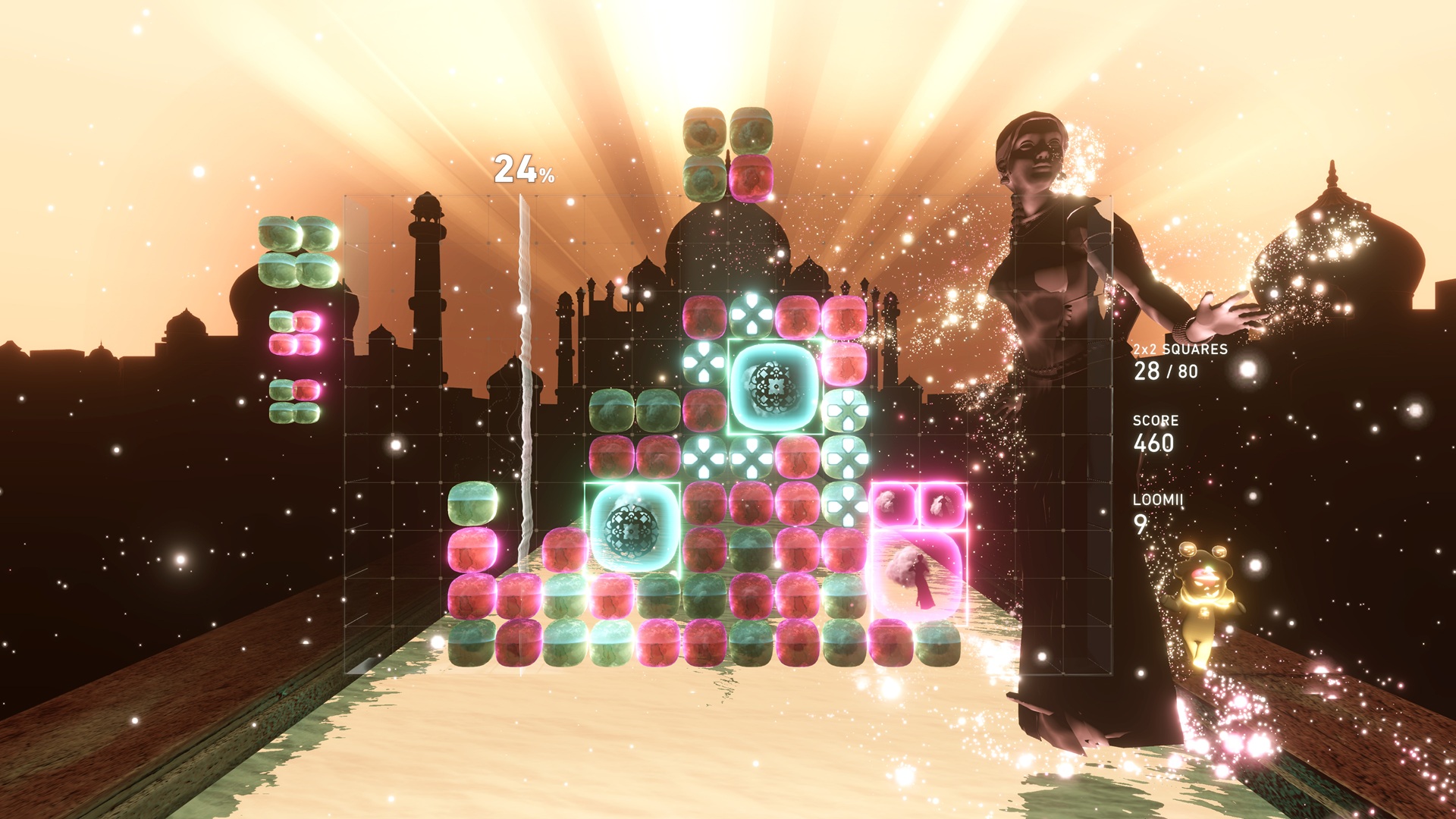 Lumines Arise review: Hip to make squares