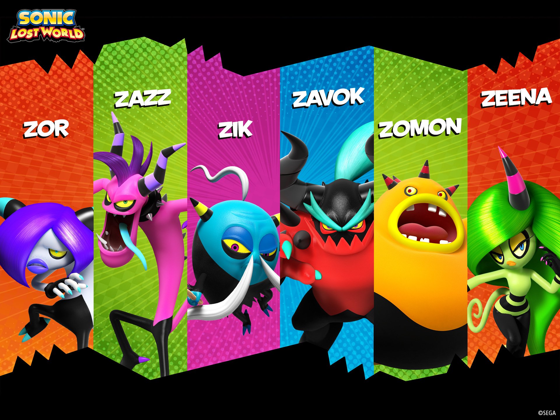 Sonic Lost World HD Wallpaper: Meet the Zeti Heroes