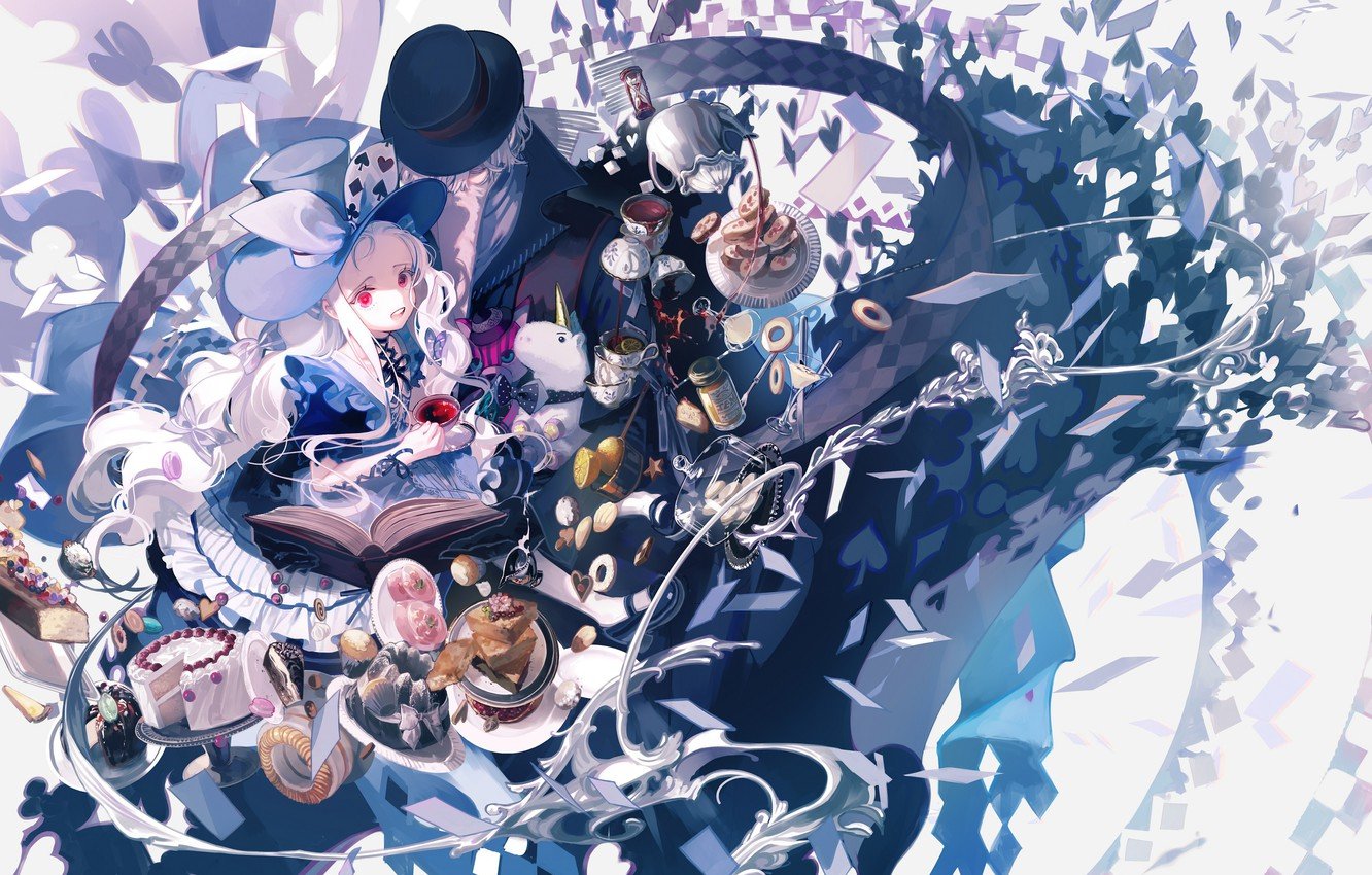Alice In Wonderland Anime Manga Series HD Wallpaper 104650