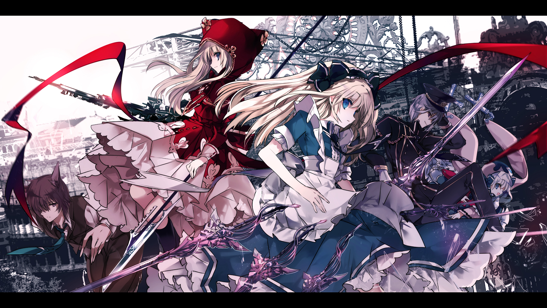 Alice in Wonderland Anime HD Wallpaper by シエラ