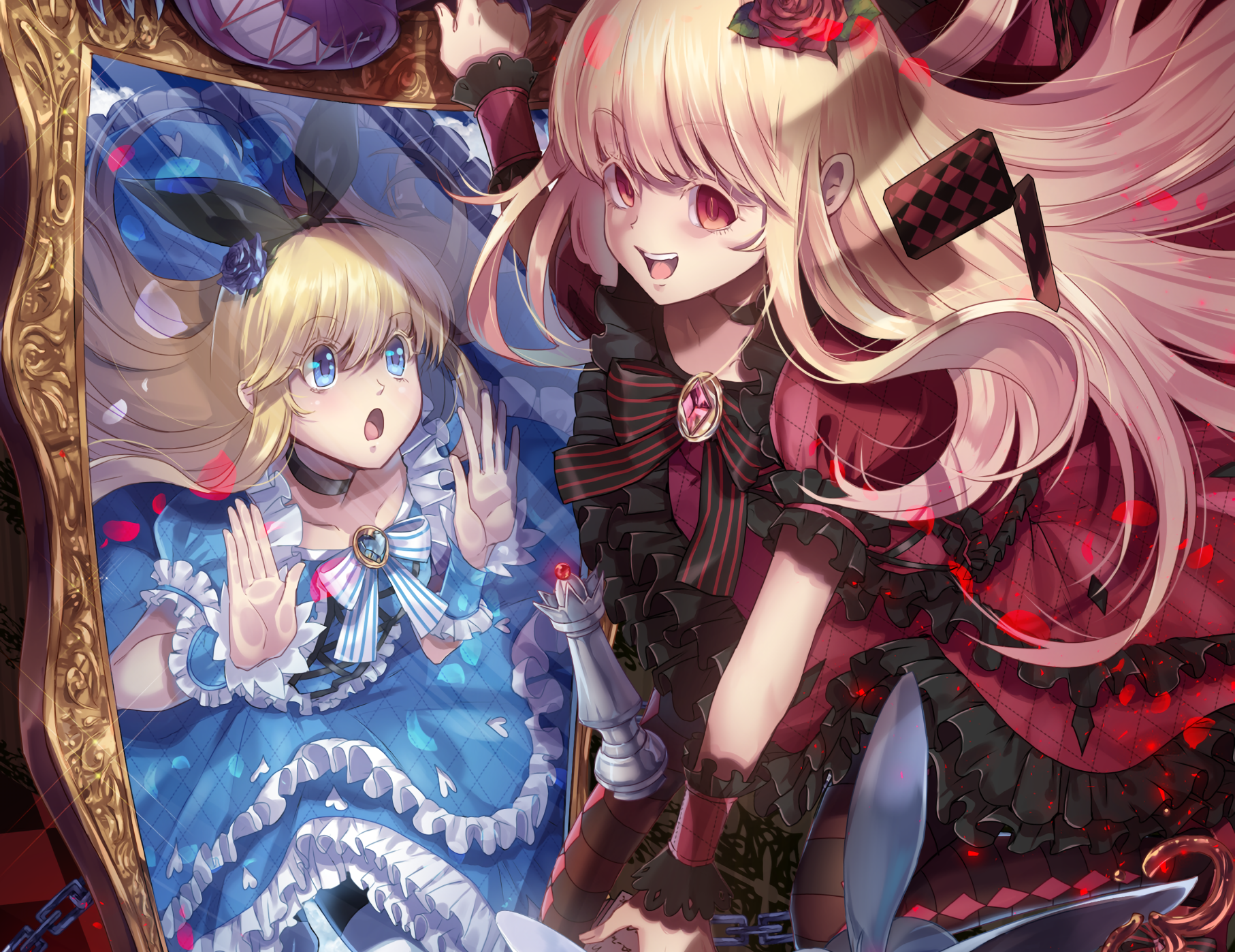 Alice in Wonderland: Enchanted Anime HD Wallpaper Fantasy Scene