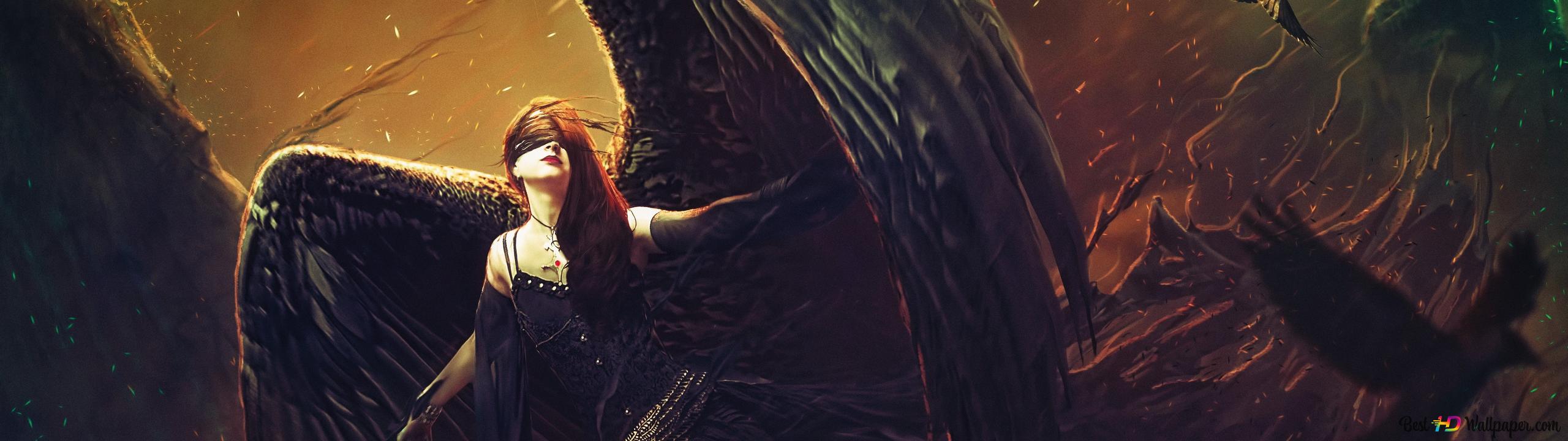 Blind Dark Angel 4K wallpaper download