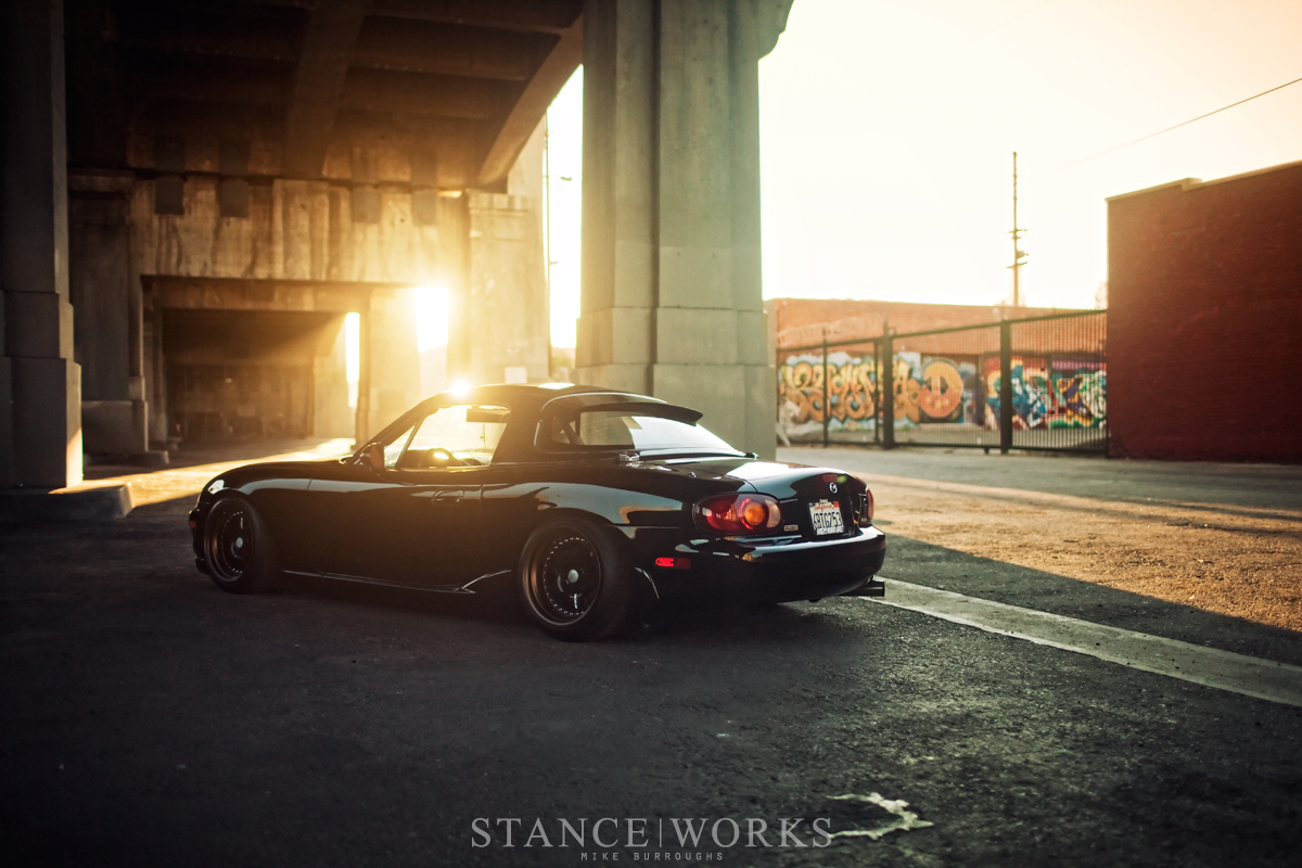 A Certain Dedication, Evan Gillis's Slammed Miata