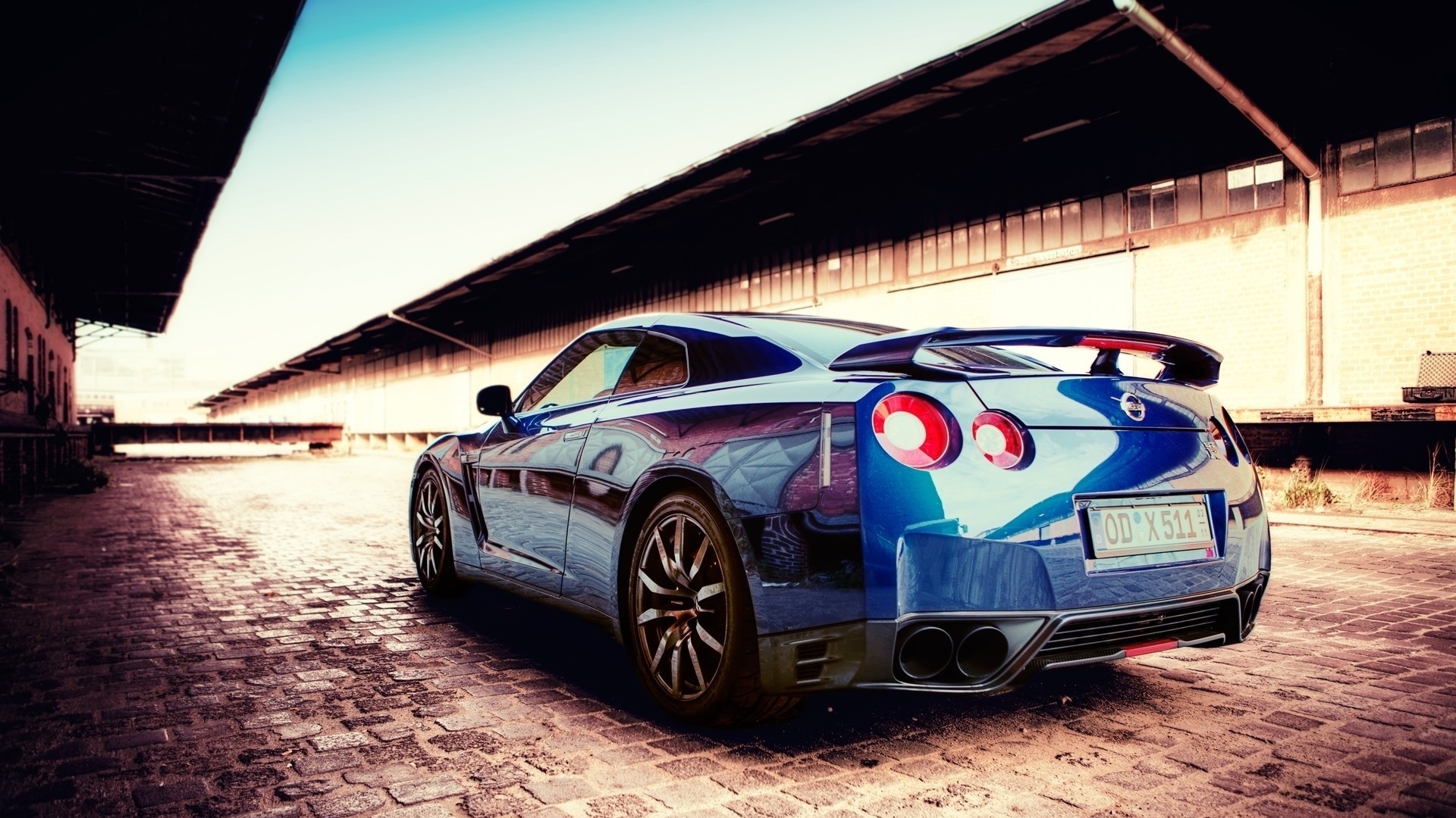 car, Nissan, Nissan GTR, Blue Cars Wallpaper HD / Desktop and Mobile Background